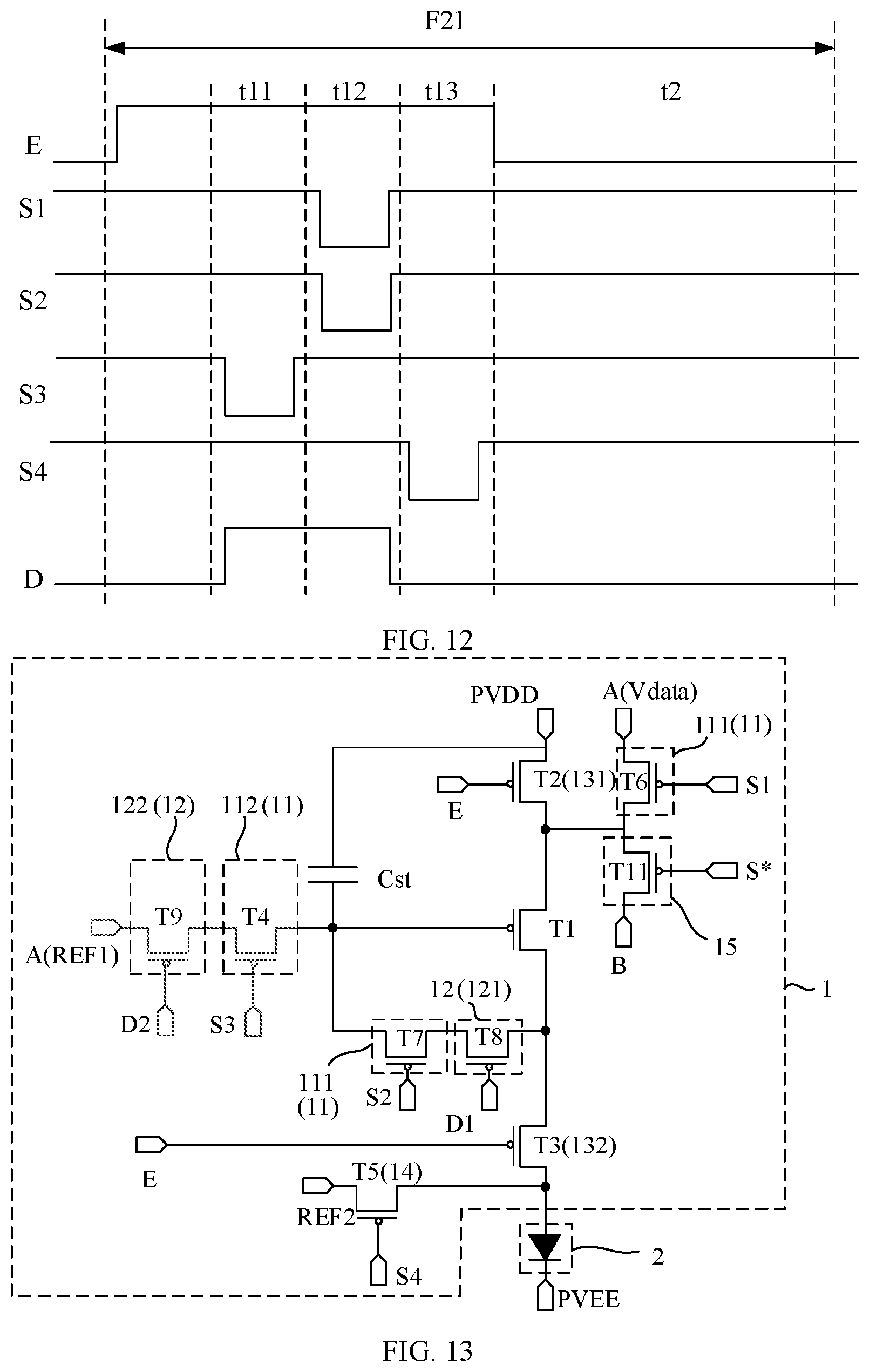 Patent US12106714 Figure 7 – Pixel driving circuit, display panel and driving method therefor, and display device