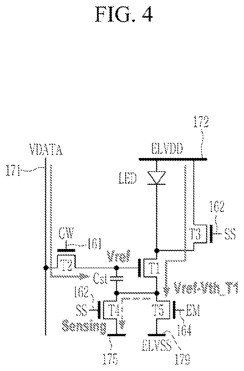 Patent US12106715 Figure 4 – Light emitting display device