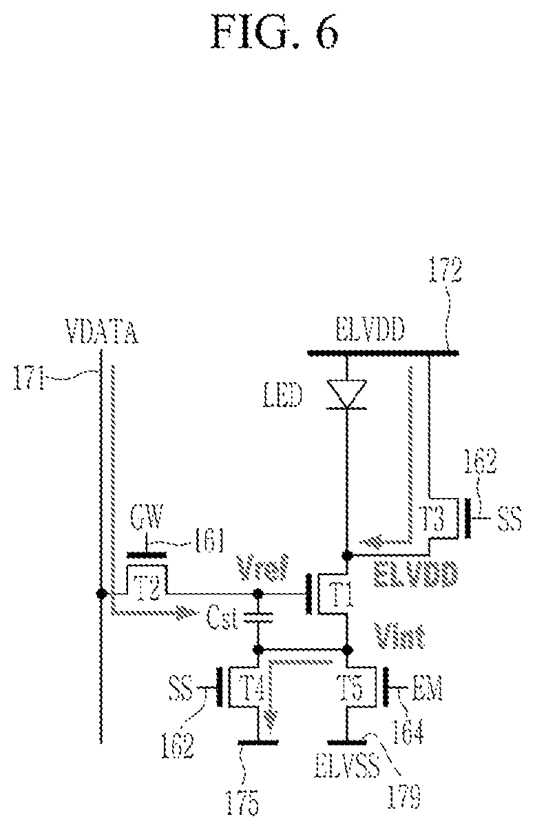 Patent US12106715 Figure 6 – Light emitting display device