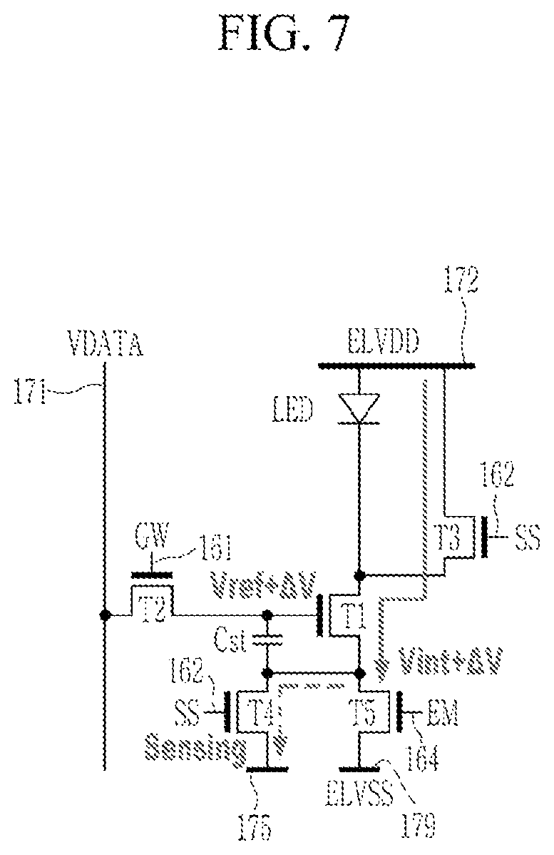 Patent US12106715 Figure 7 – Light emitting display device