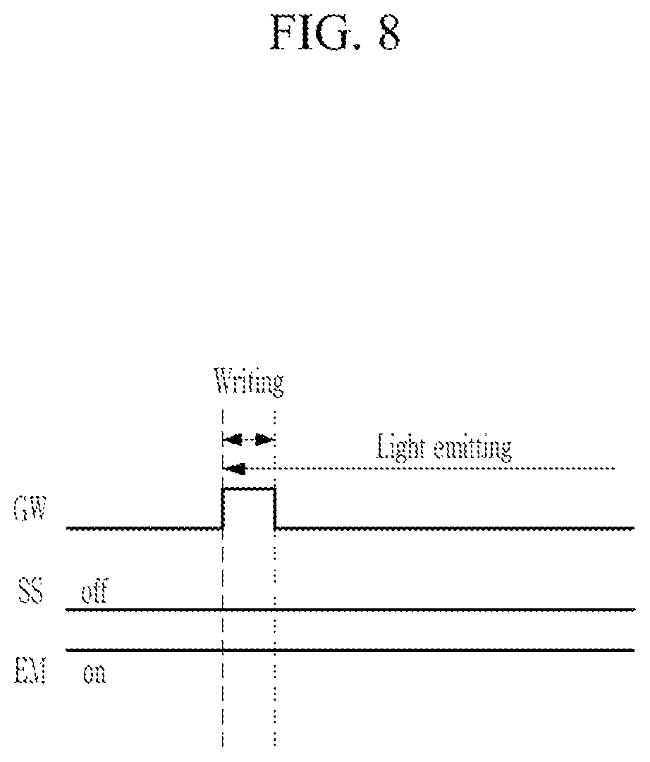 Patent US12106715 Figure 8 – Light emitting display device