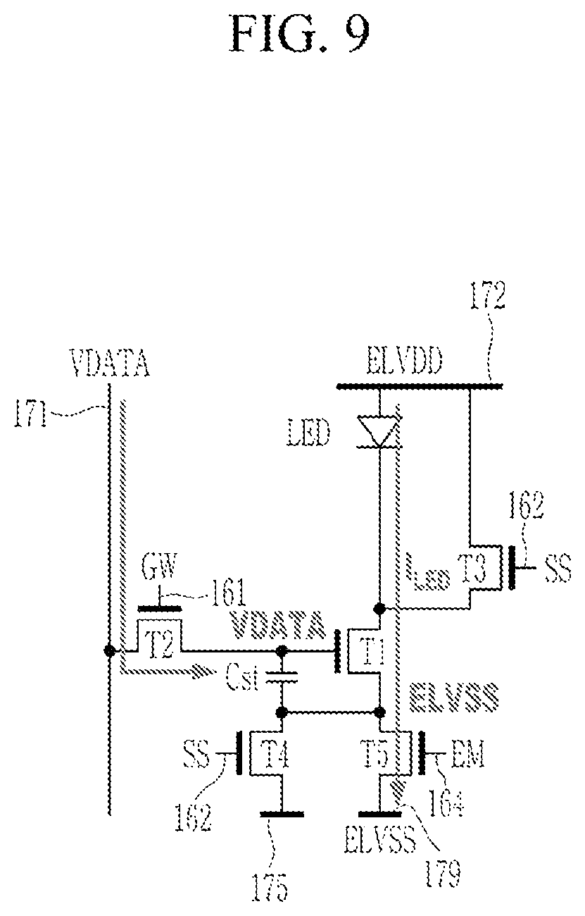 Patent US12106715 Figure 9 – Light emitting display device