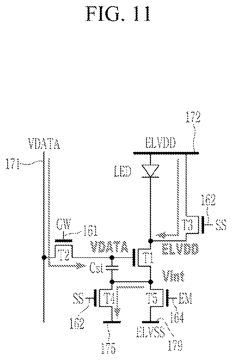 Patent US12106715 Figure 11 – Light emitting display device