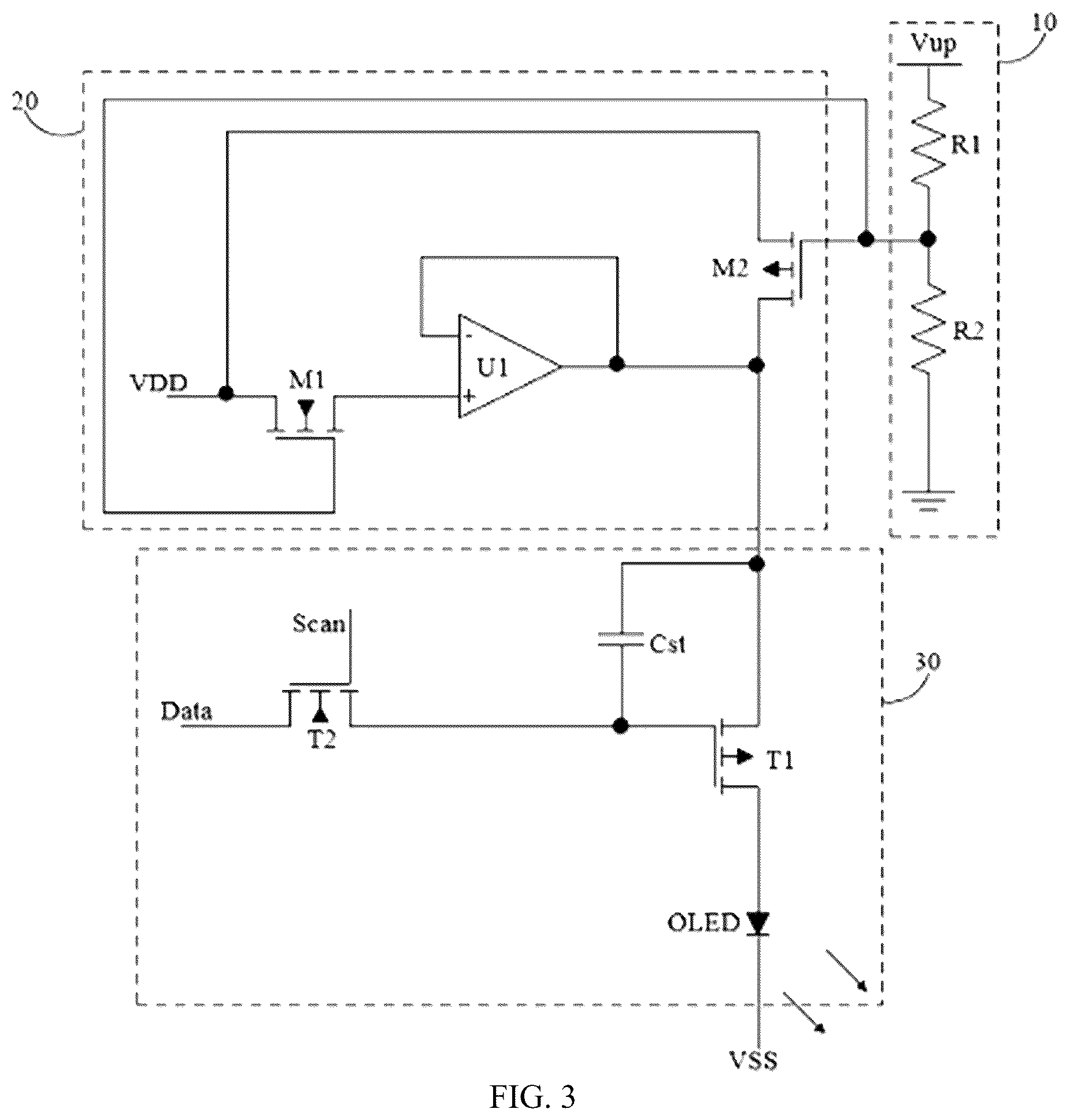 Patent US12106716 Figure 2 – Drive current regulating circuit, color deviation correction method, device and storage medium