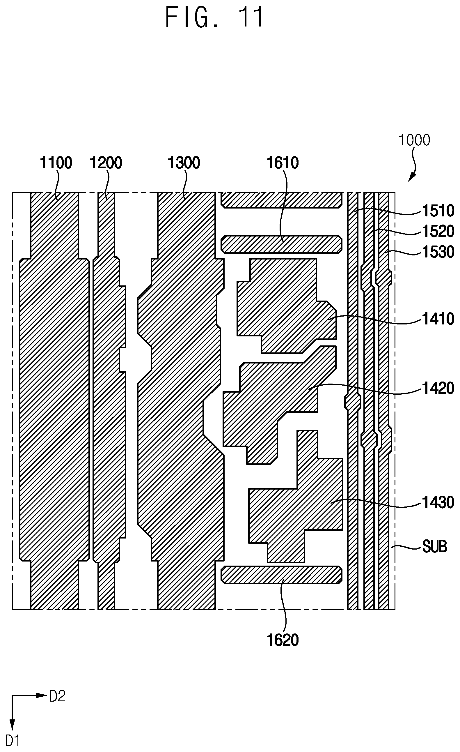 Patent US12106719 Figure 11 – Display device