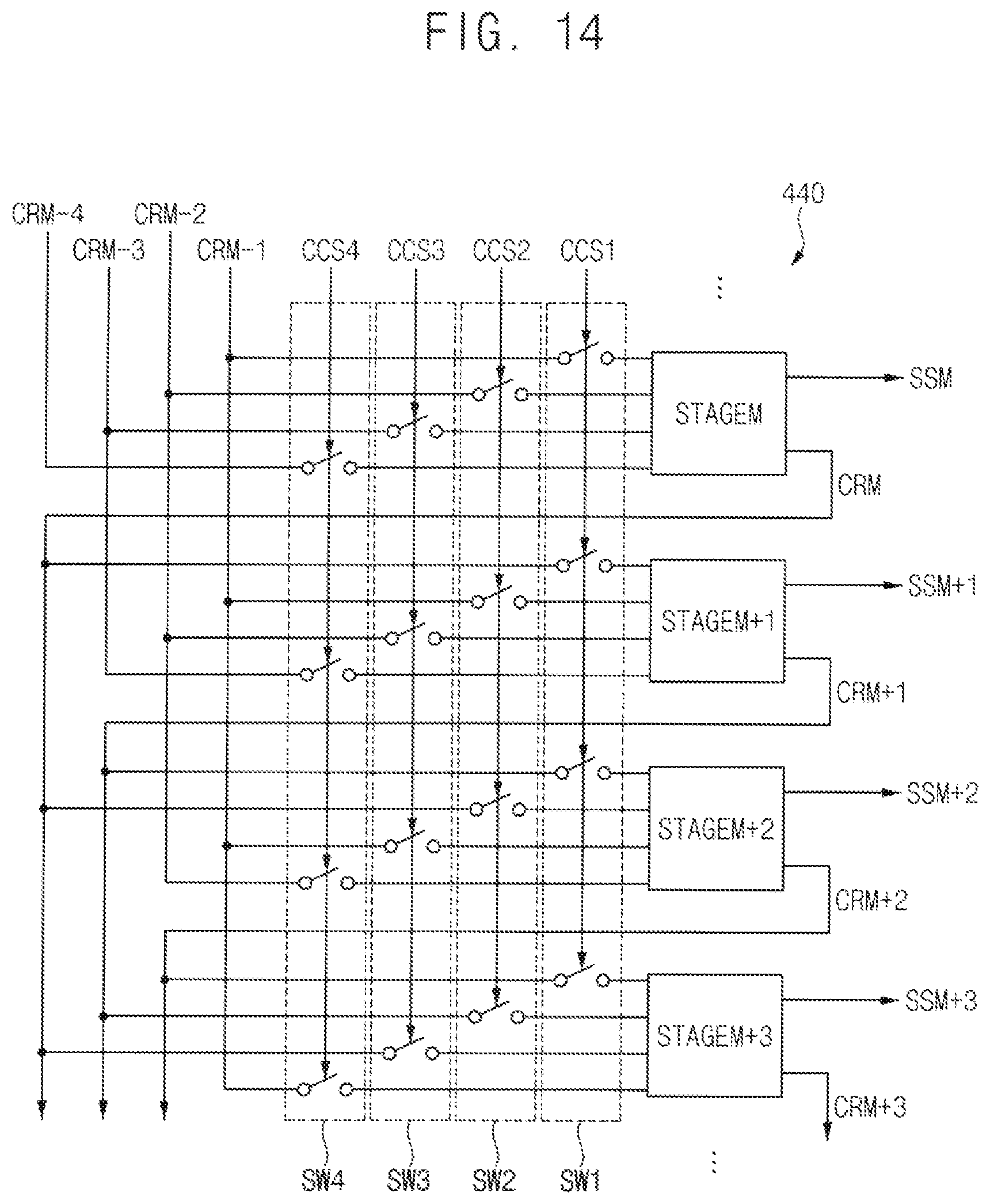 Patent US12106720 Figure 14 – Display device and method of operating the display device