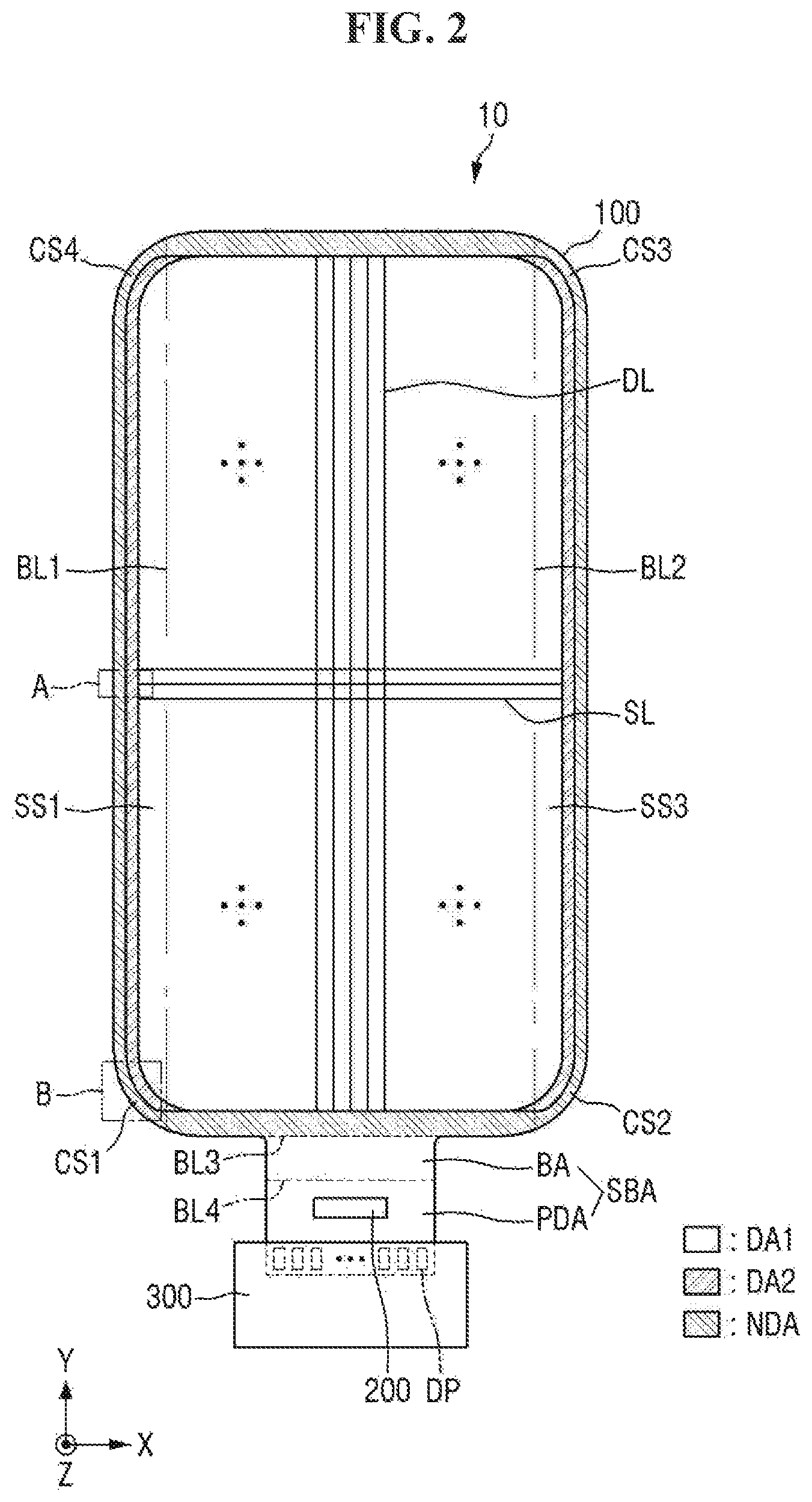 Patent US12106721 Figure 2 – Display device
