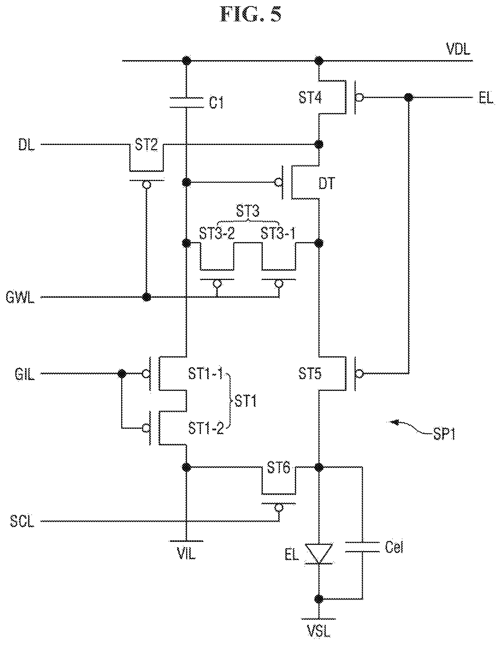 Patent US12106721 Figure 5 – Display device