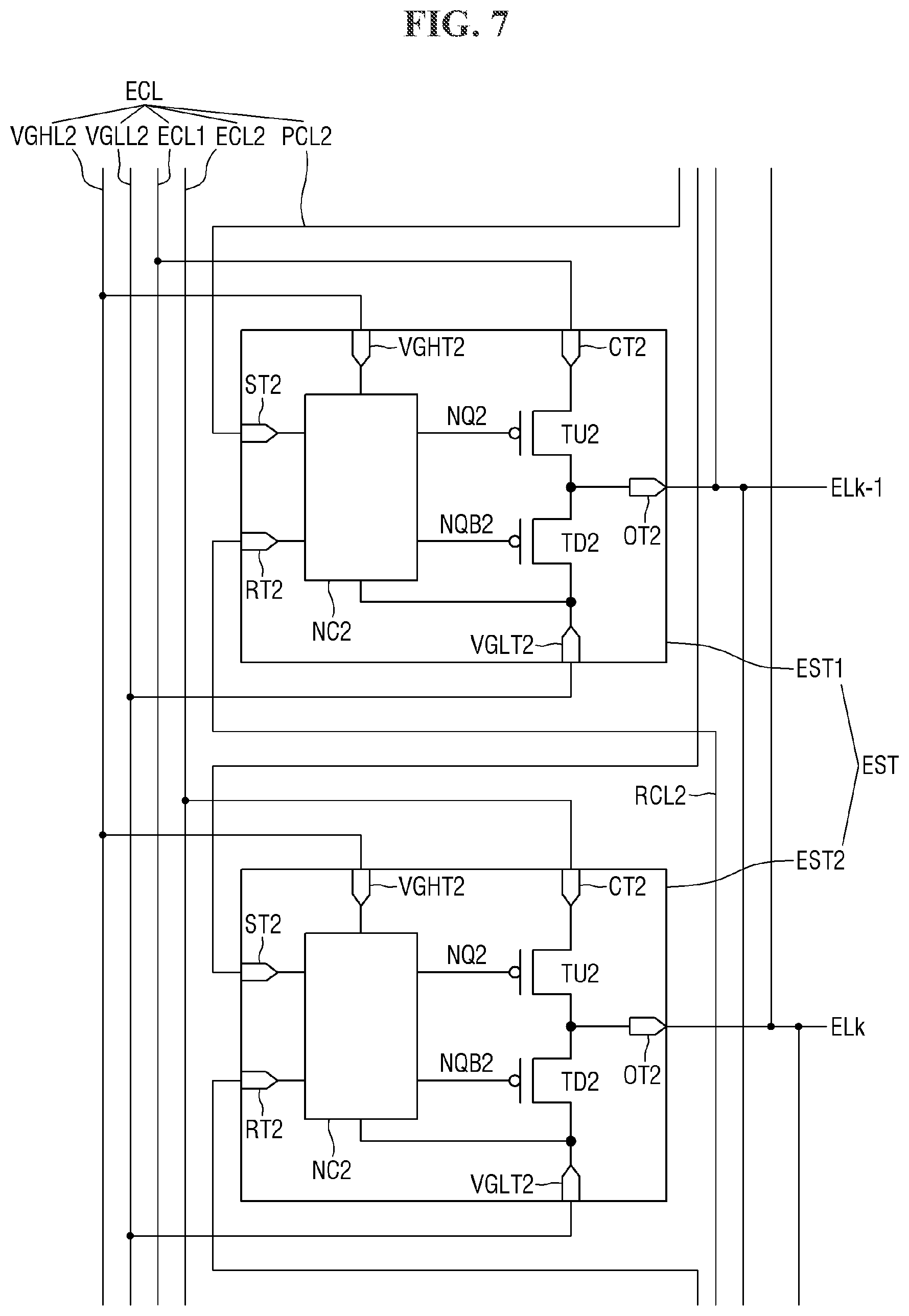 Patent US12106721 Figure 7 – Display device