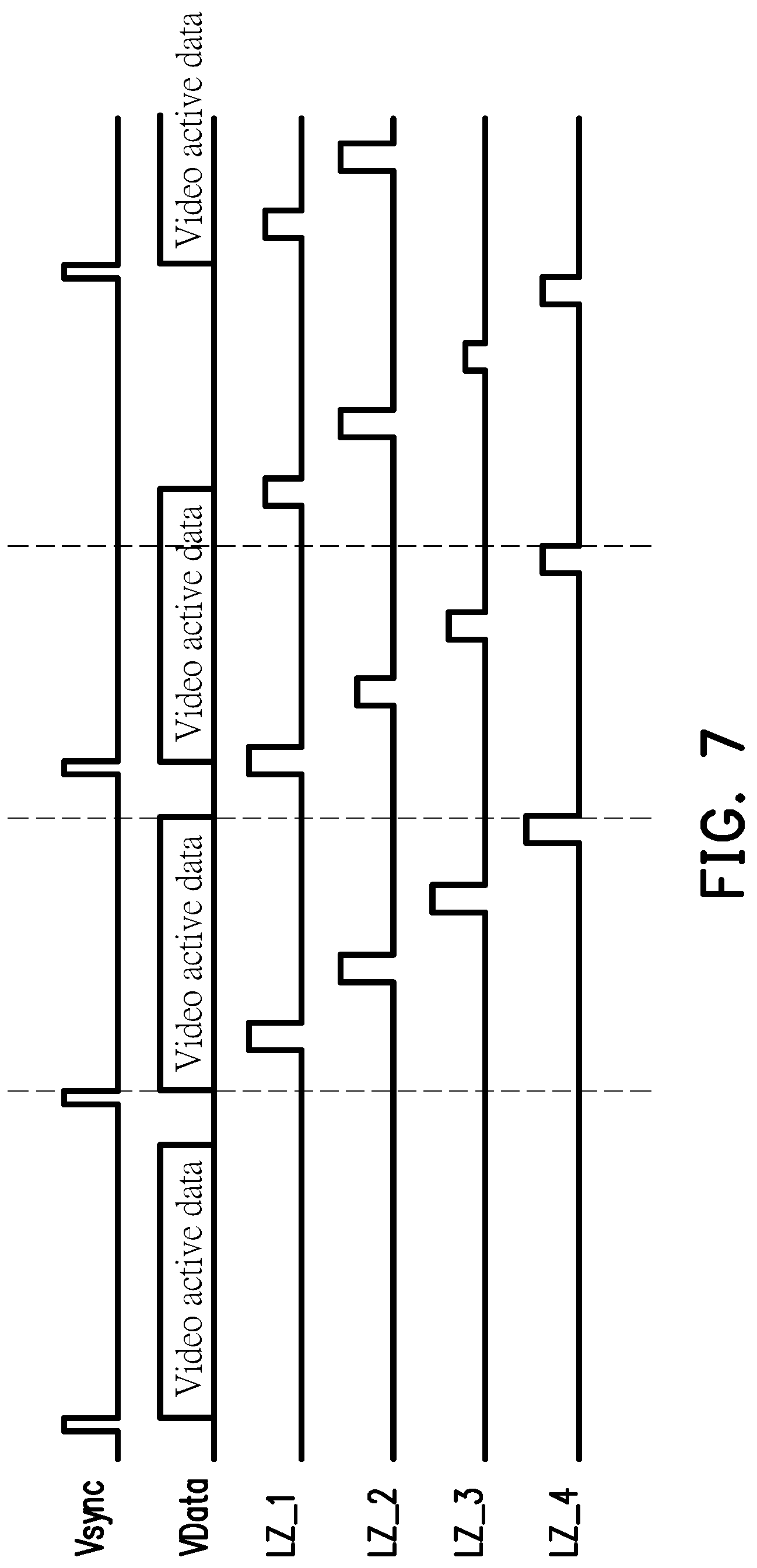 Patent US12106726 Figure 7 – Backlight device, operation method and display device for reducing motion blur