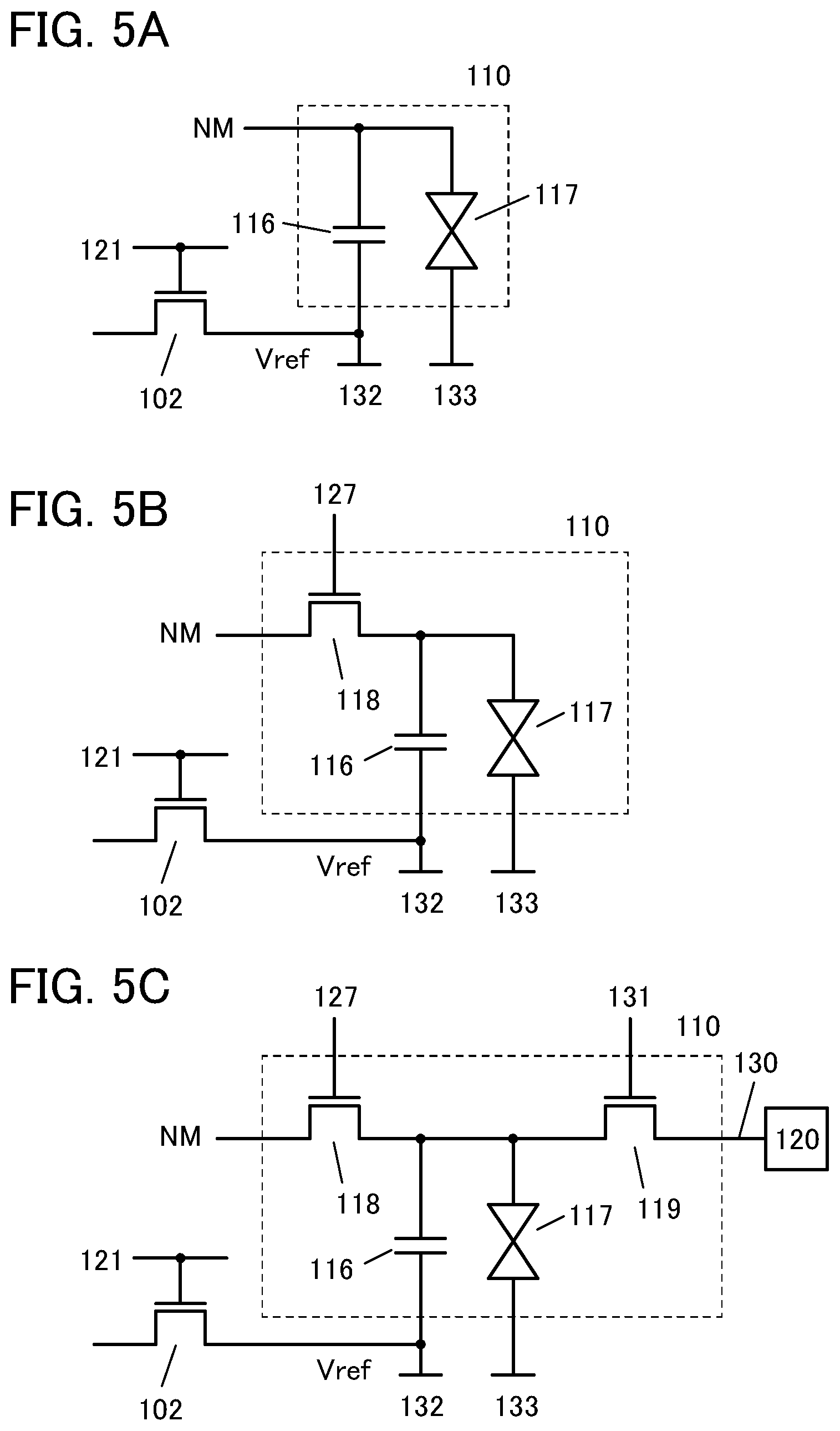 Patent US12106729 Figure 5 – Display device and electronic device
