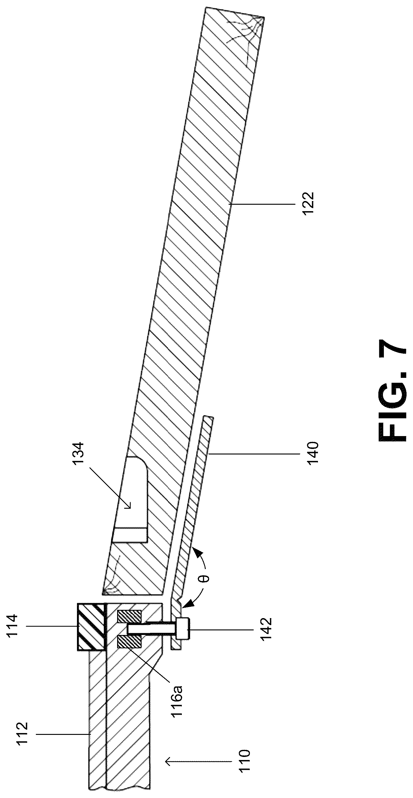 Patent US12106737 Figure 8 – Modular neck and headstock for stringed instruments