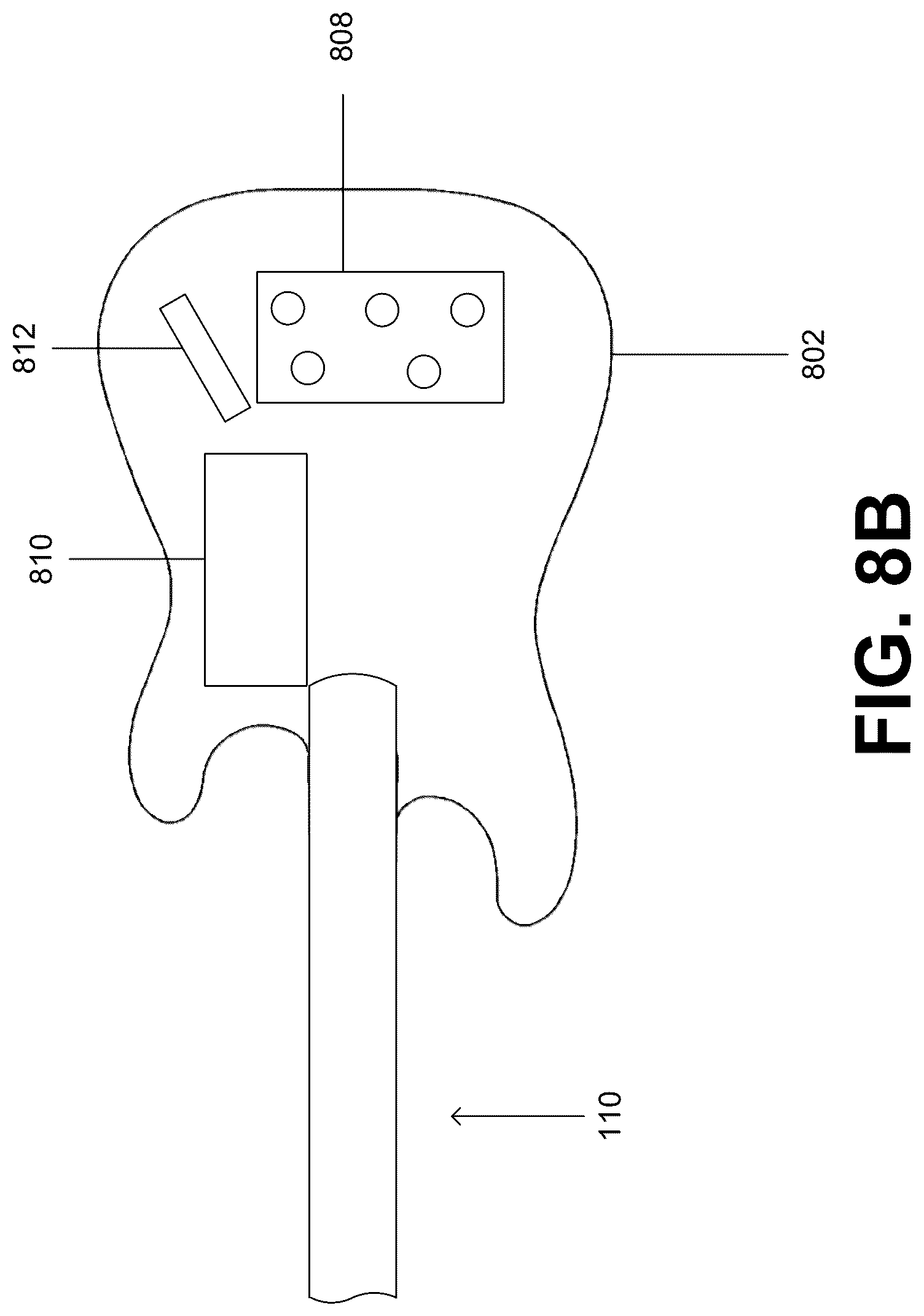 Patent US12106737 Figure 10 – Modular neck and headstock for stringed instruments