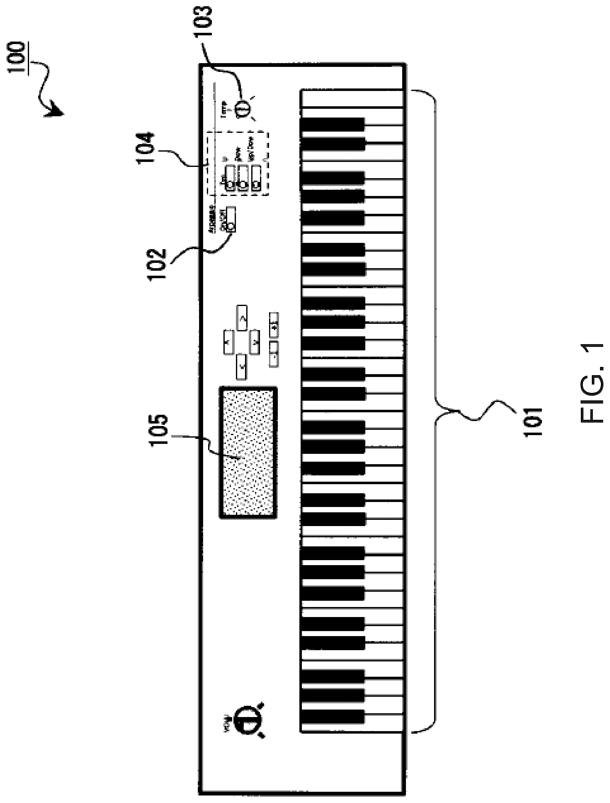 Patent US12106742 Figure 1 – Electronic musical instrument, sound production method for electronic musical instrument, and storage medium