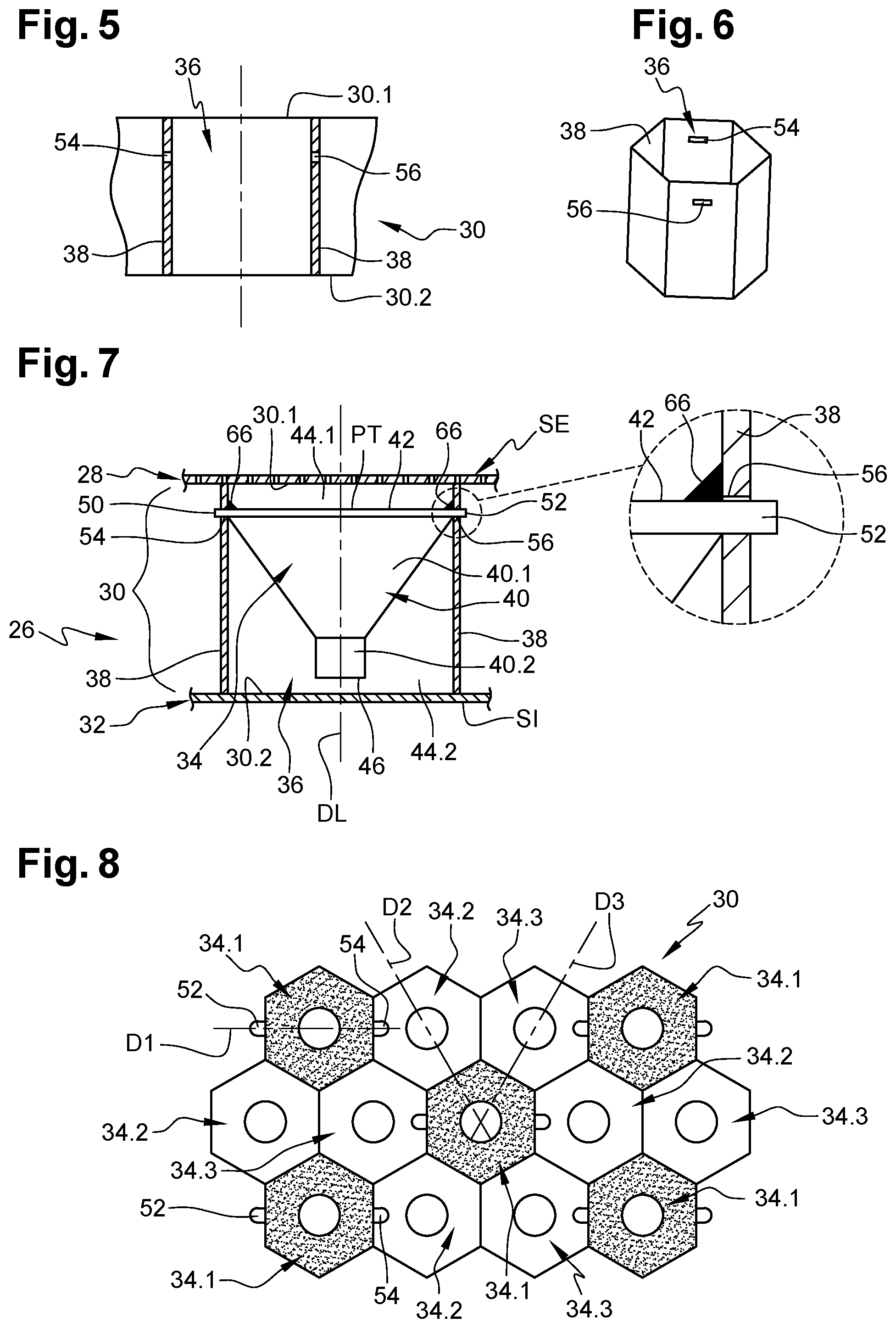 Patent US12106744 Figure 2 – Method for manufacturing an acoustic absorption structure, and acoustic absorption structure obtained in this way