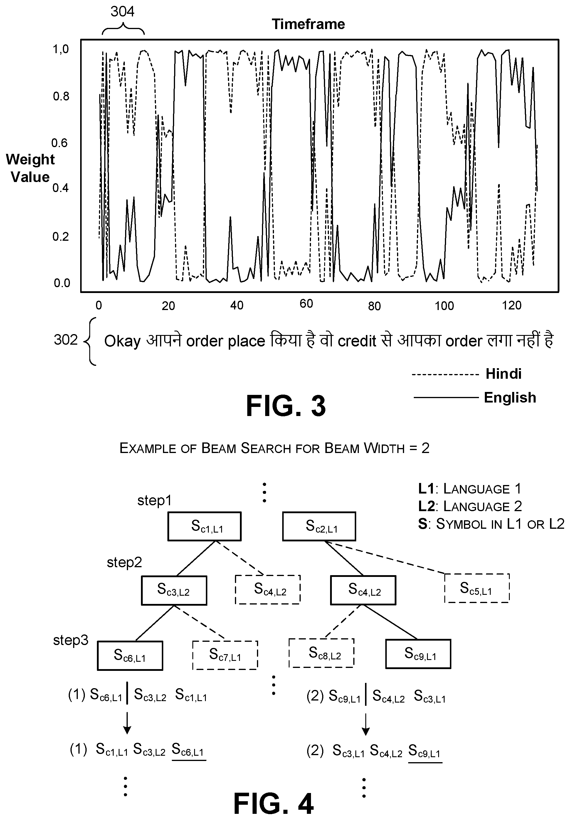 Patent US12106753 Figure 3 – Code-mixed speech recognition using attention and language-specific joint analysis