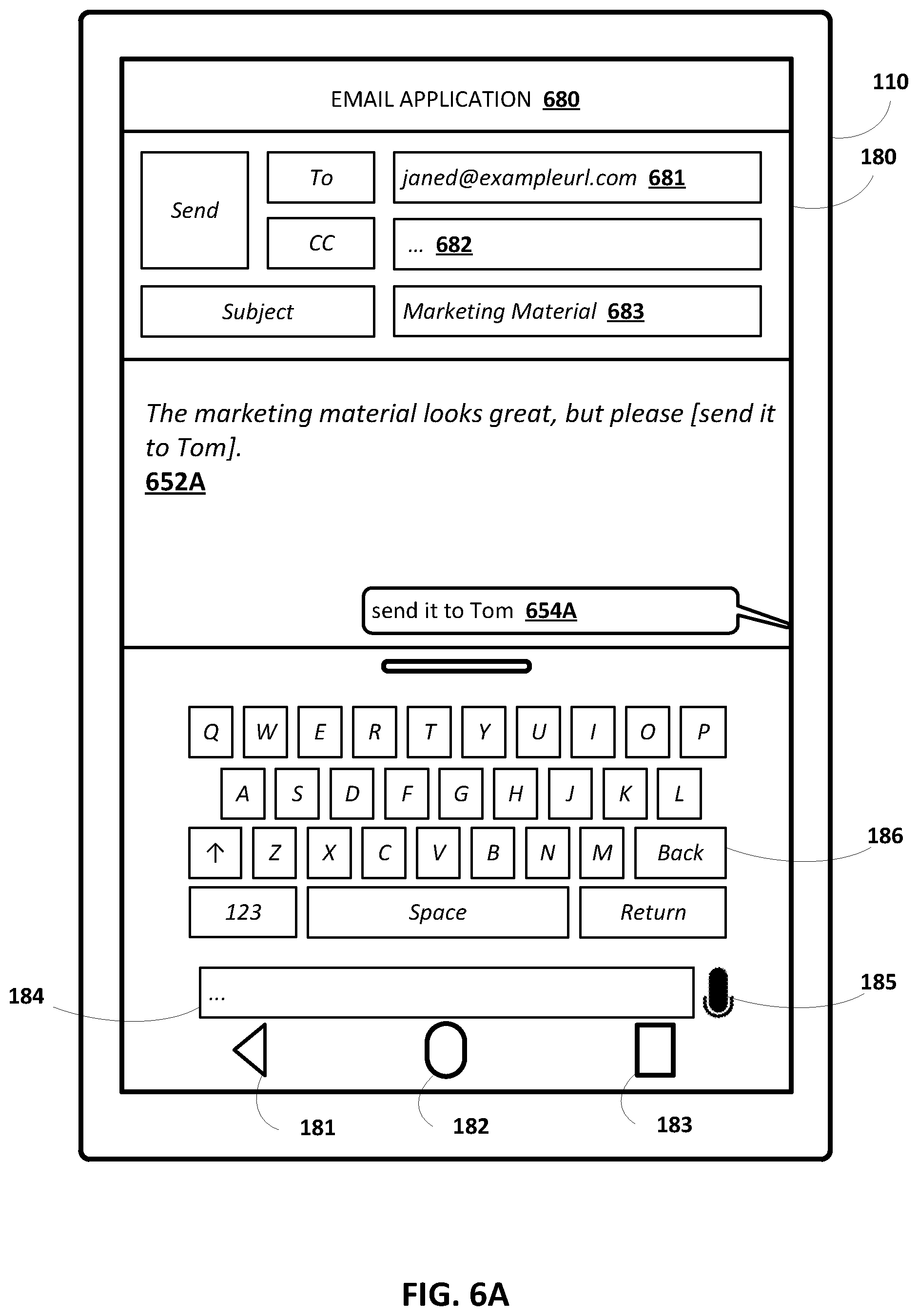 Patent US12106758 Figure 7 – Voice commands for an automated assistant utilized in smart dictation