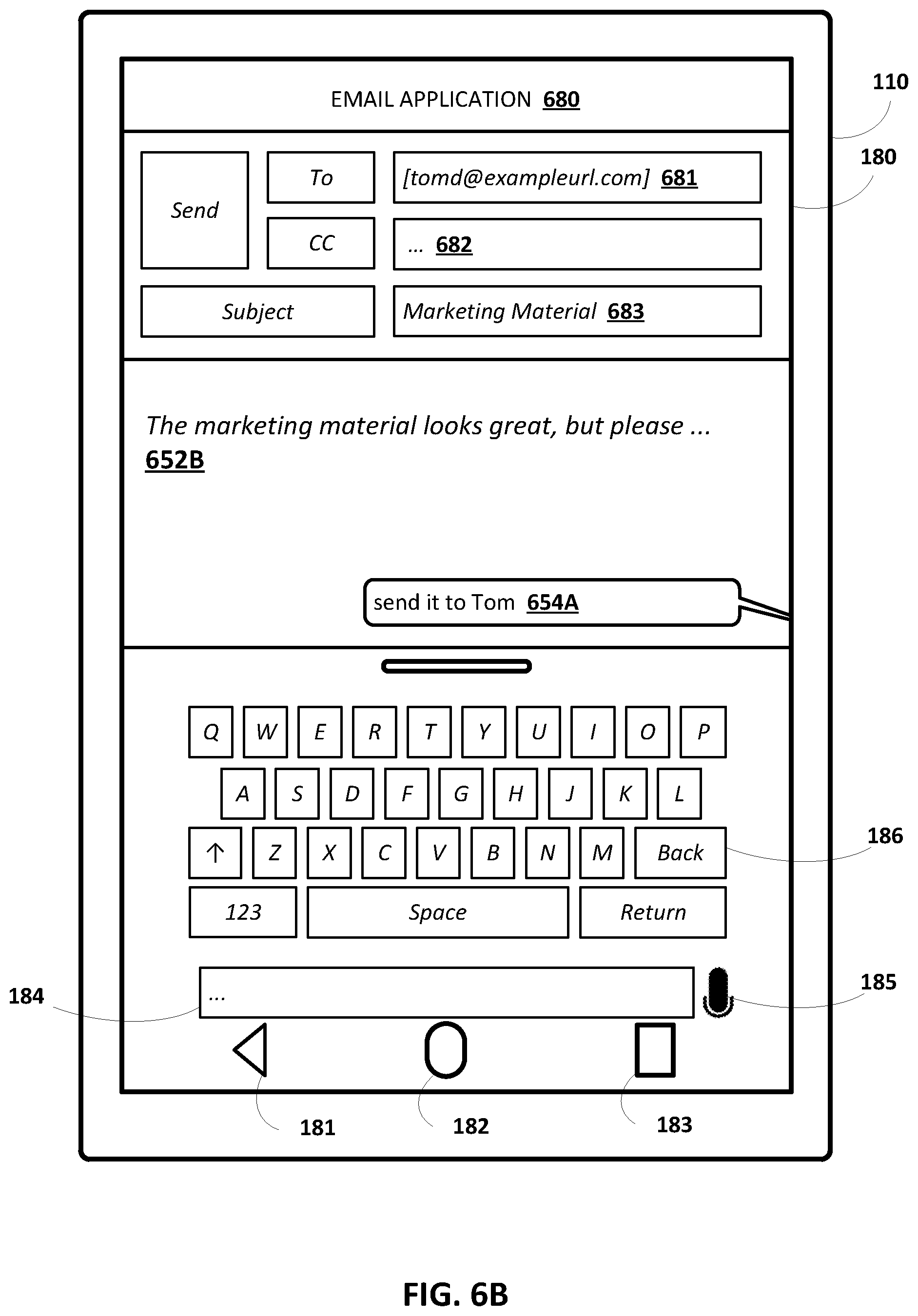 Patent US12106758 Figure 8 – Voice commands for an automated assistant utilized in smart dictation