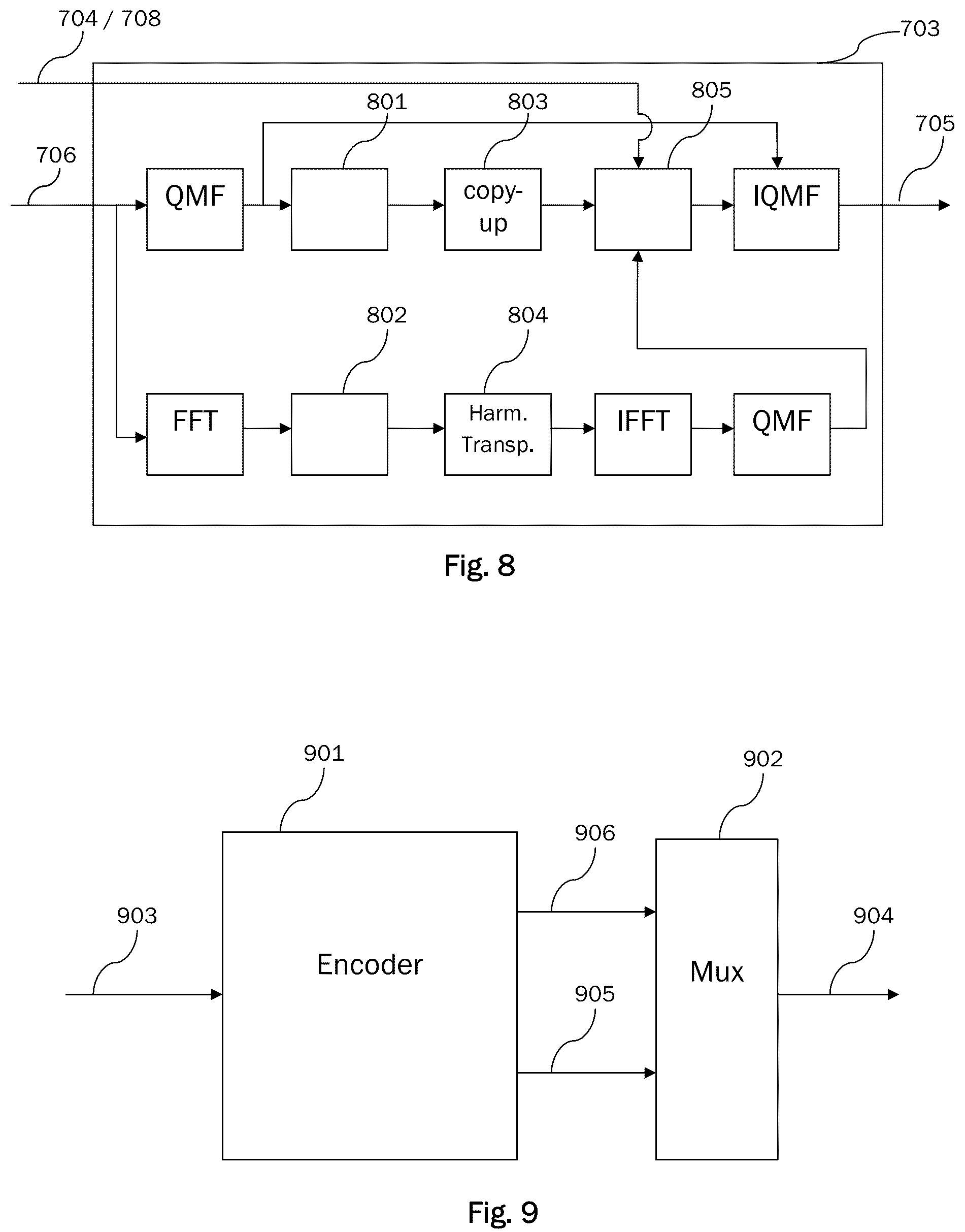 Patent US12106762 Figure 6 – Processing of audio signals during high frequency reconstruction