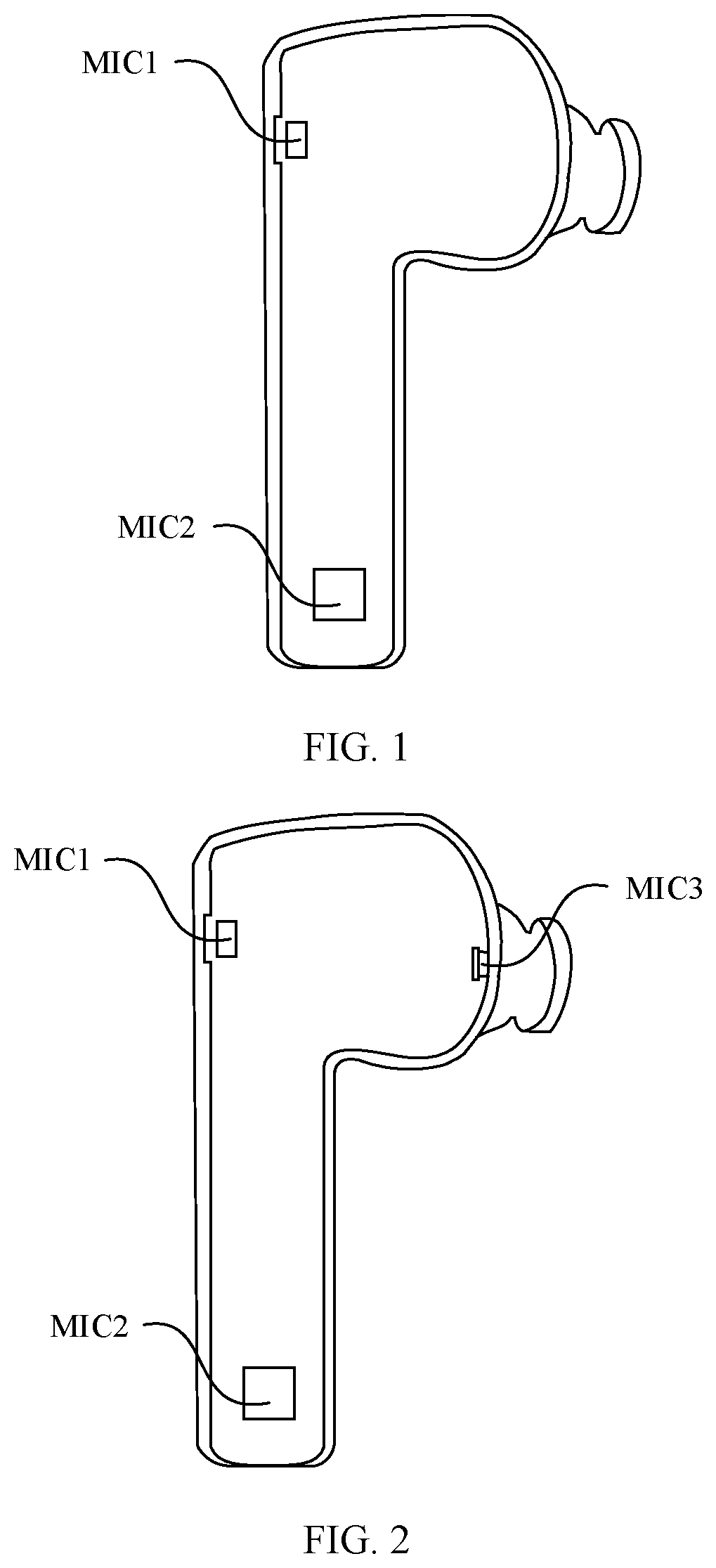 Patent US12106765 Figure 1 – Speech signal processing method and apparatus with external and ear canal speech collectors