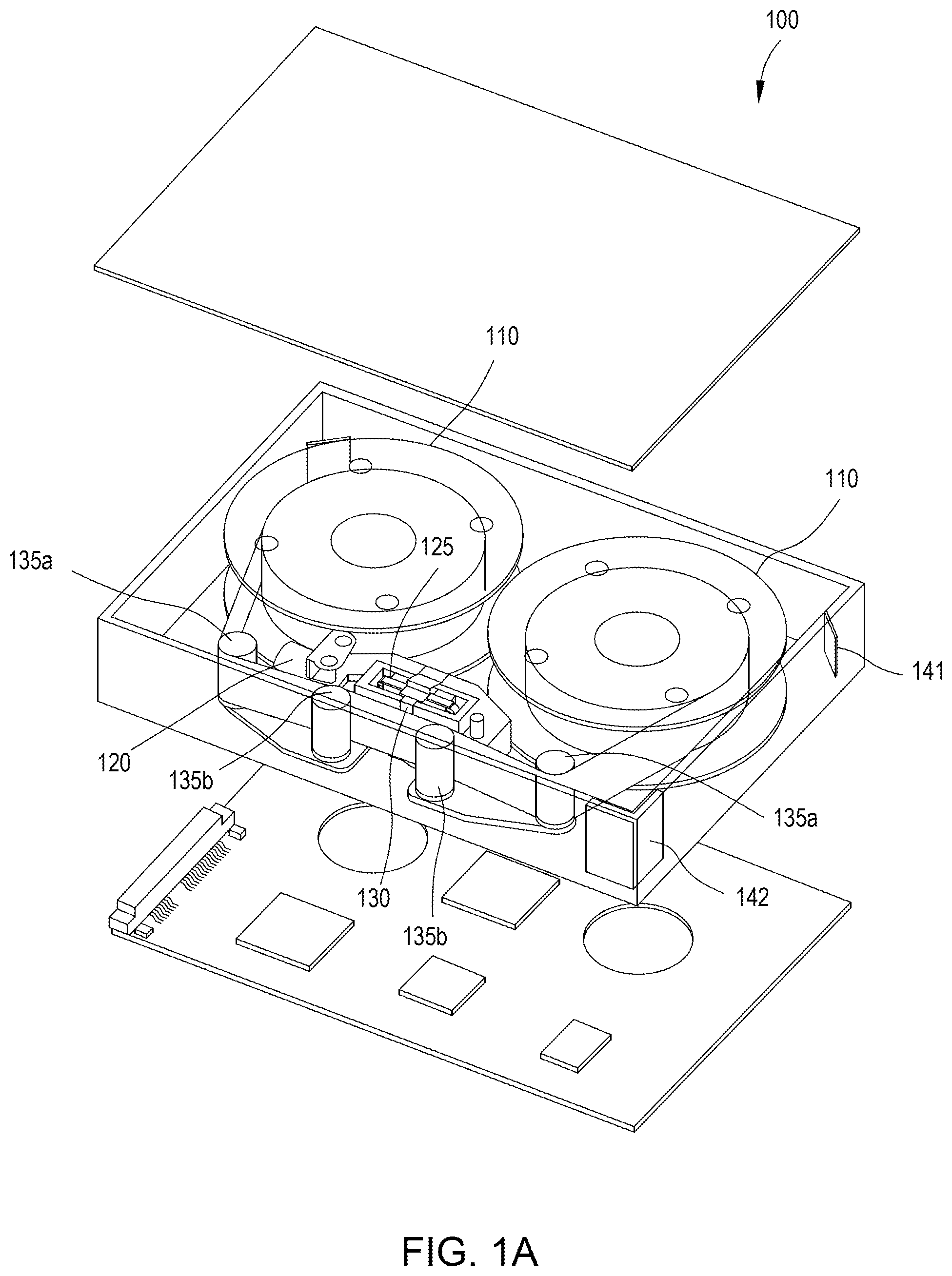 Patent US12106772 Figure 1 – Methods for increasing storage capacity and improving performance in dual-reel removable tape devices and fixed tape devices