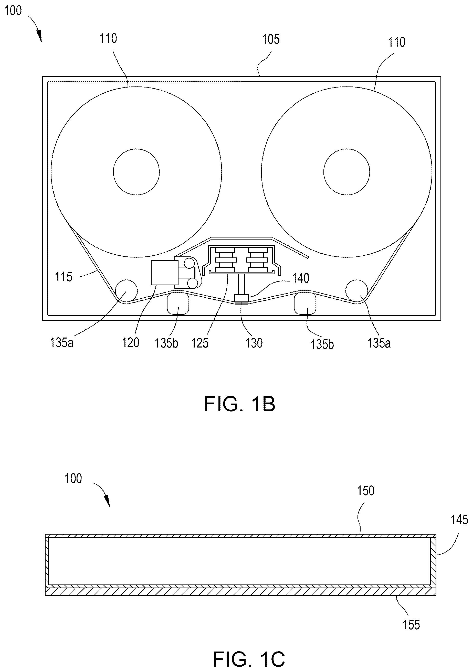 Patent US12106772 Figure 2 – Methods for increasing storage capacity and improving performance in dual-reel removable tape devices and fixed tape devices