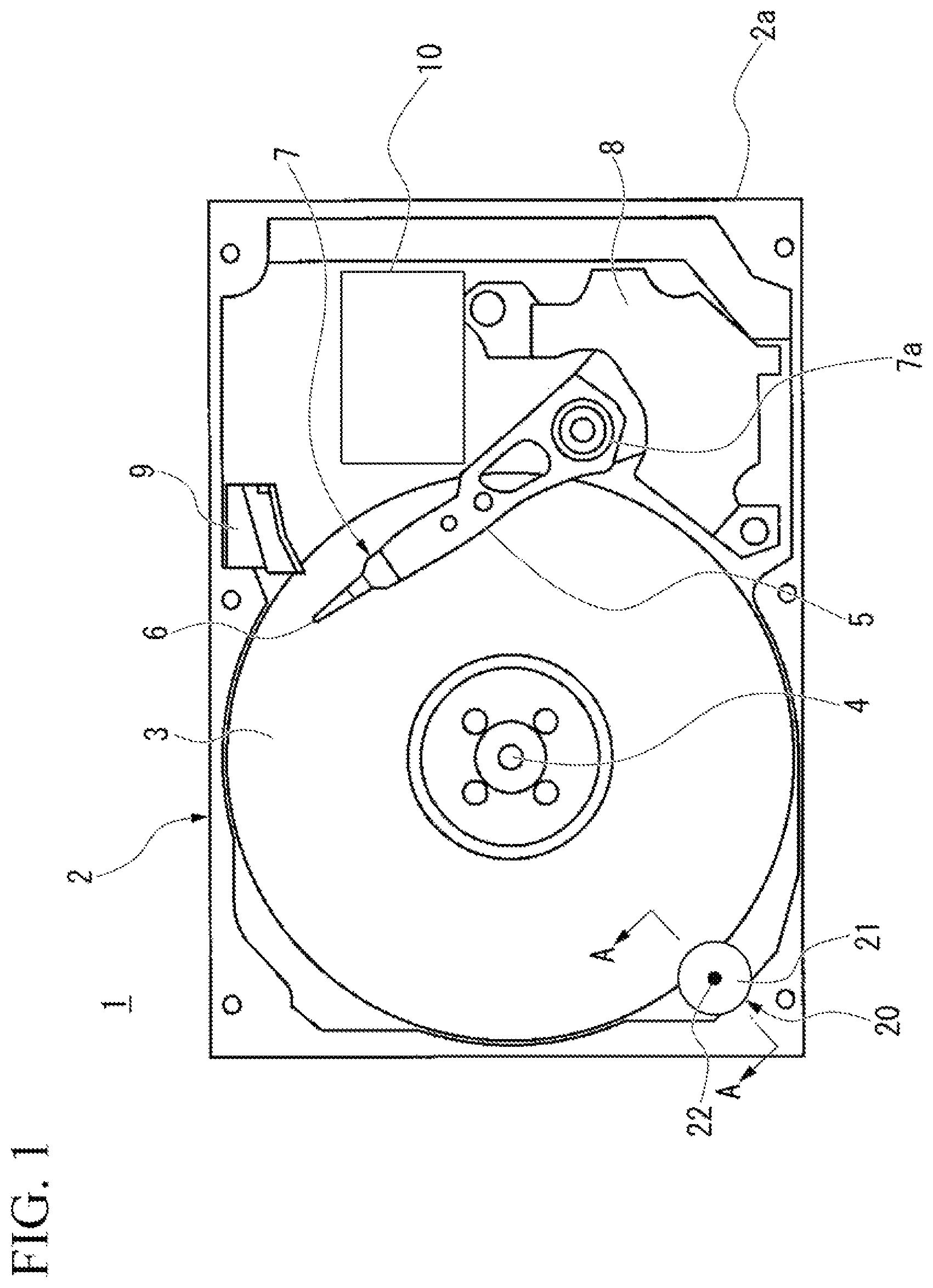Patent US12106775 Figure 1 – Recording and reproducing device with medium regulating portion