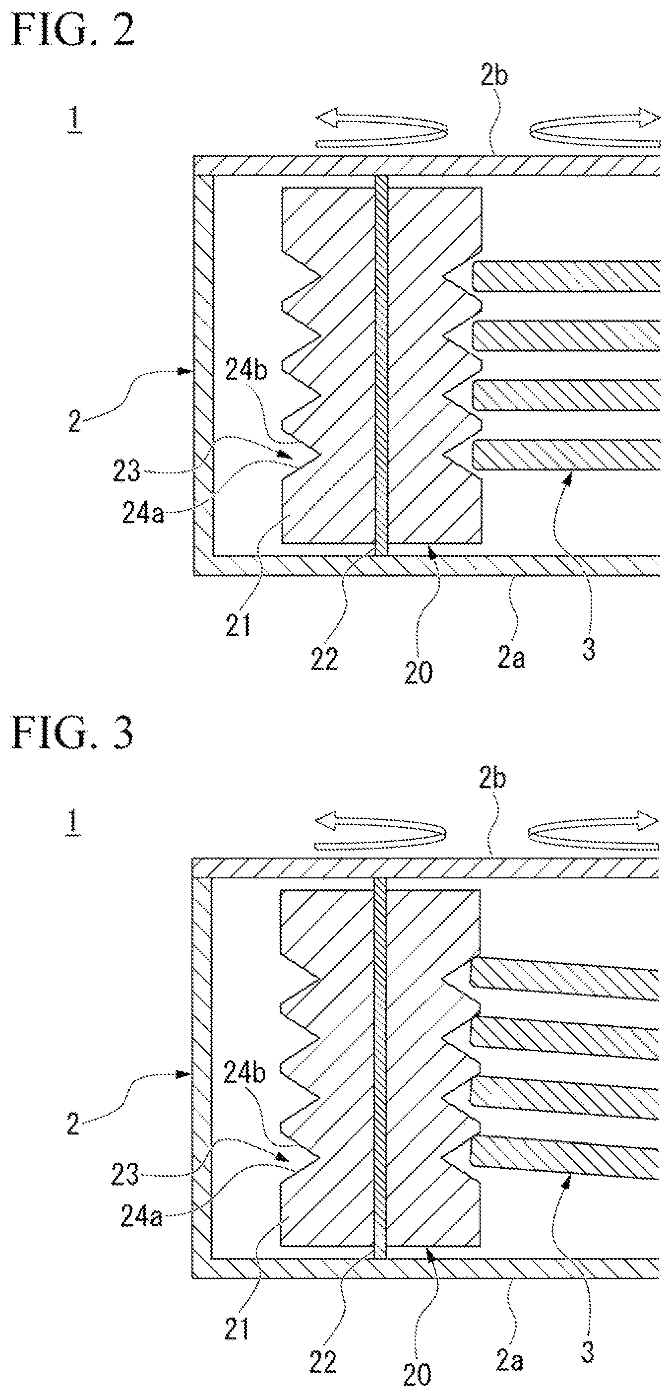 Patent US12106775 Figure 2 – Recording and reproducing device with medium regulating portion