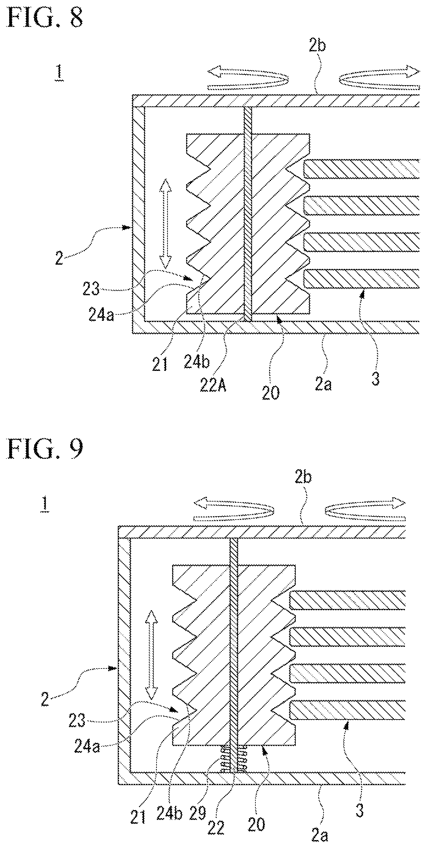 Patent US12106775 Figure 5 – Recording and reproducing device with medium regulating portion