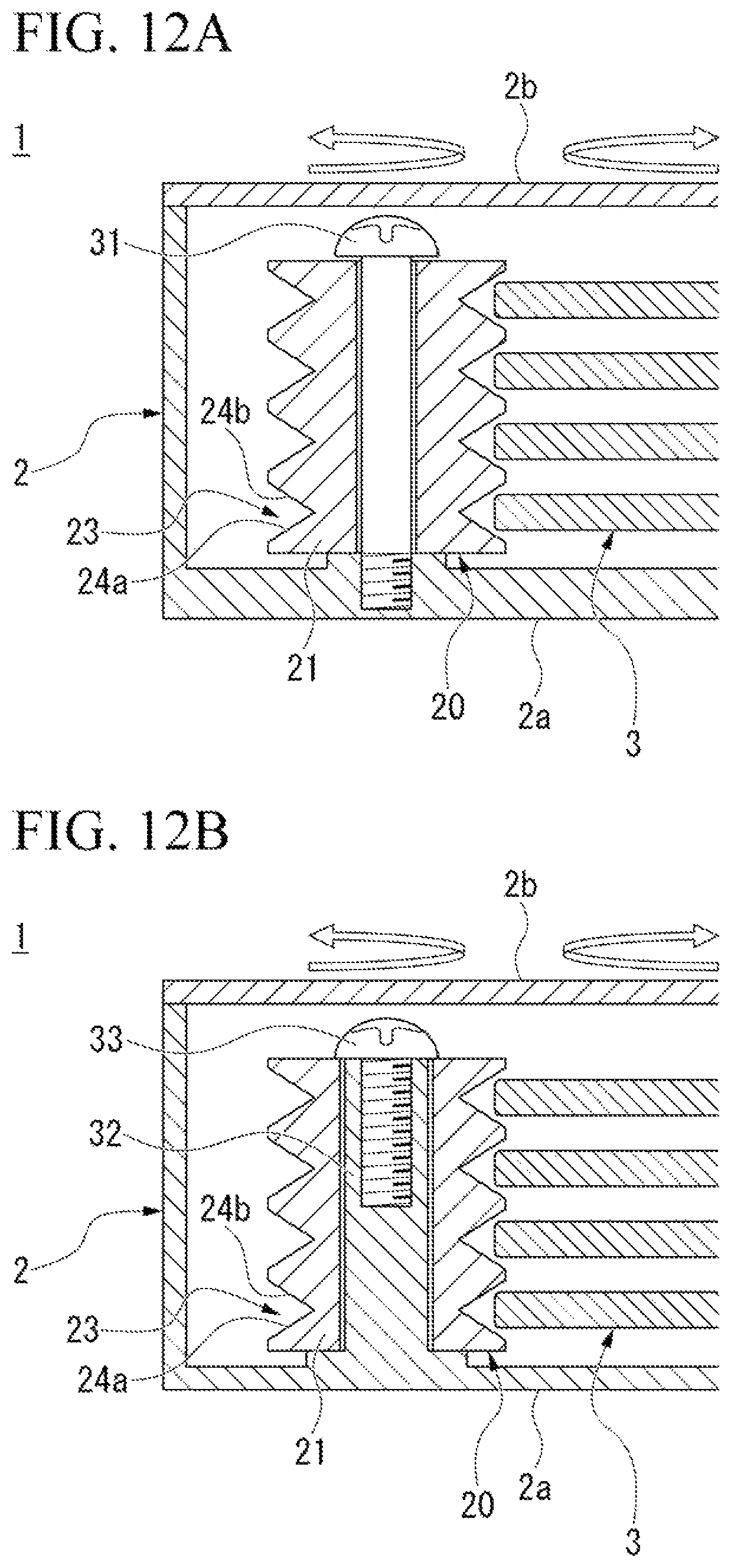 Patent US12106775 Figure 7 – Recording and reproducing device with medium regulating portion