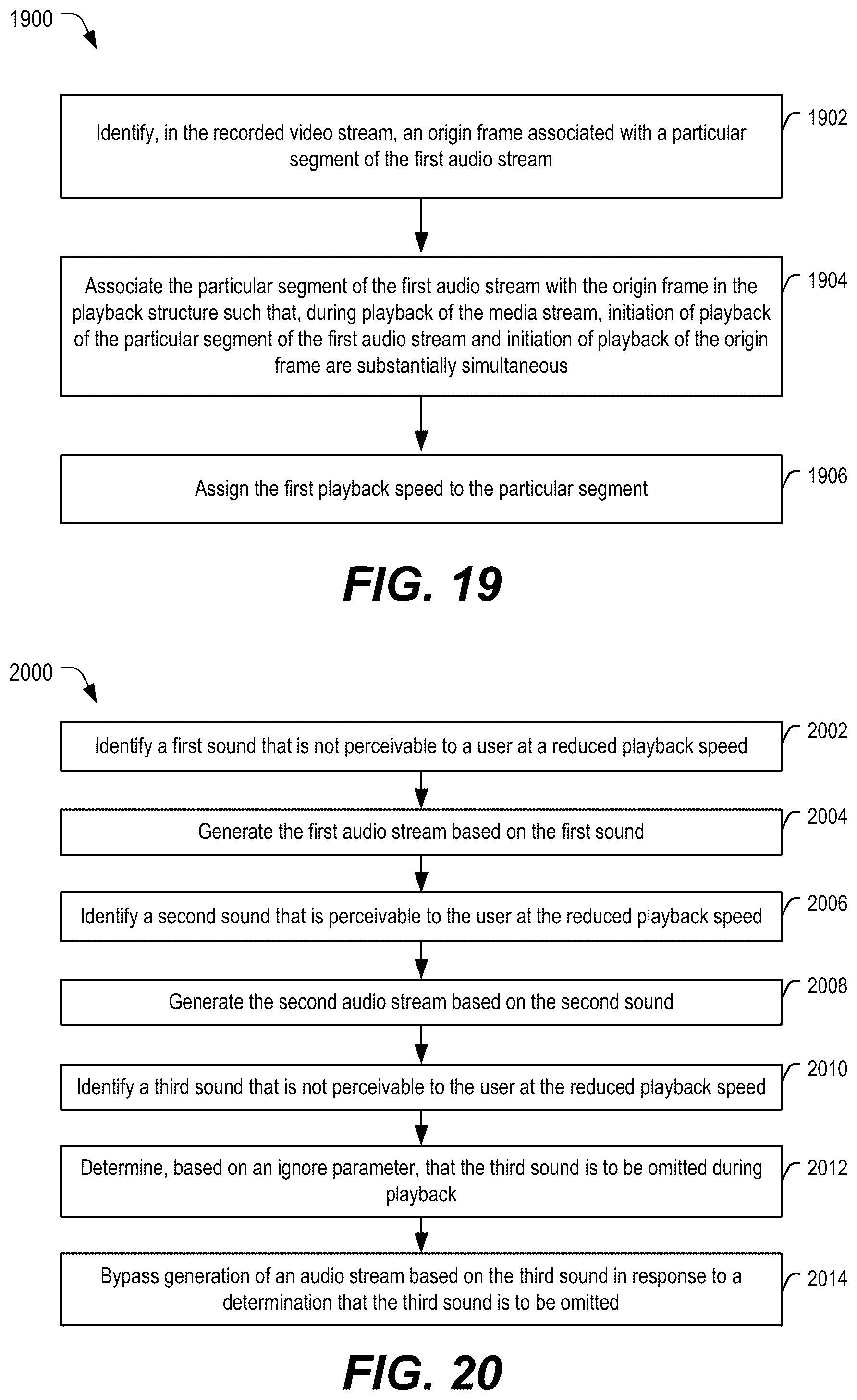 Patent US12106776 Figure 12 – Coordination of slow motion video with audio