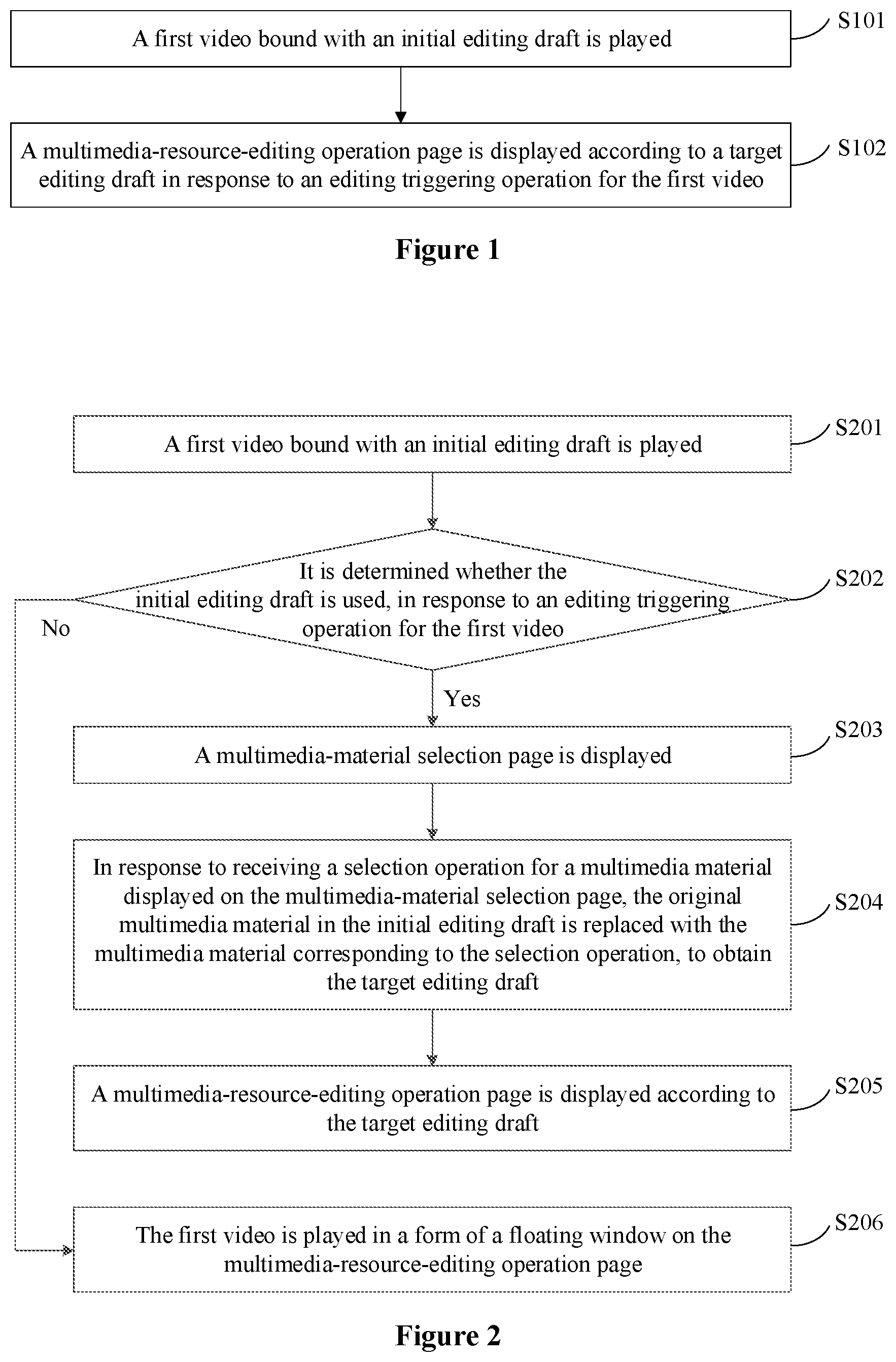 Patent US12106778 Figure 1 – Multimedia resource clipping method and apparatus, device and storage medium