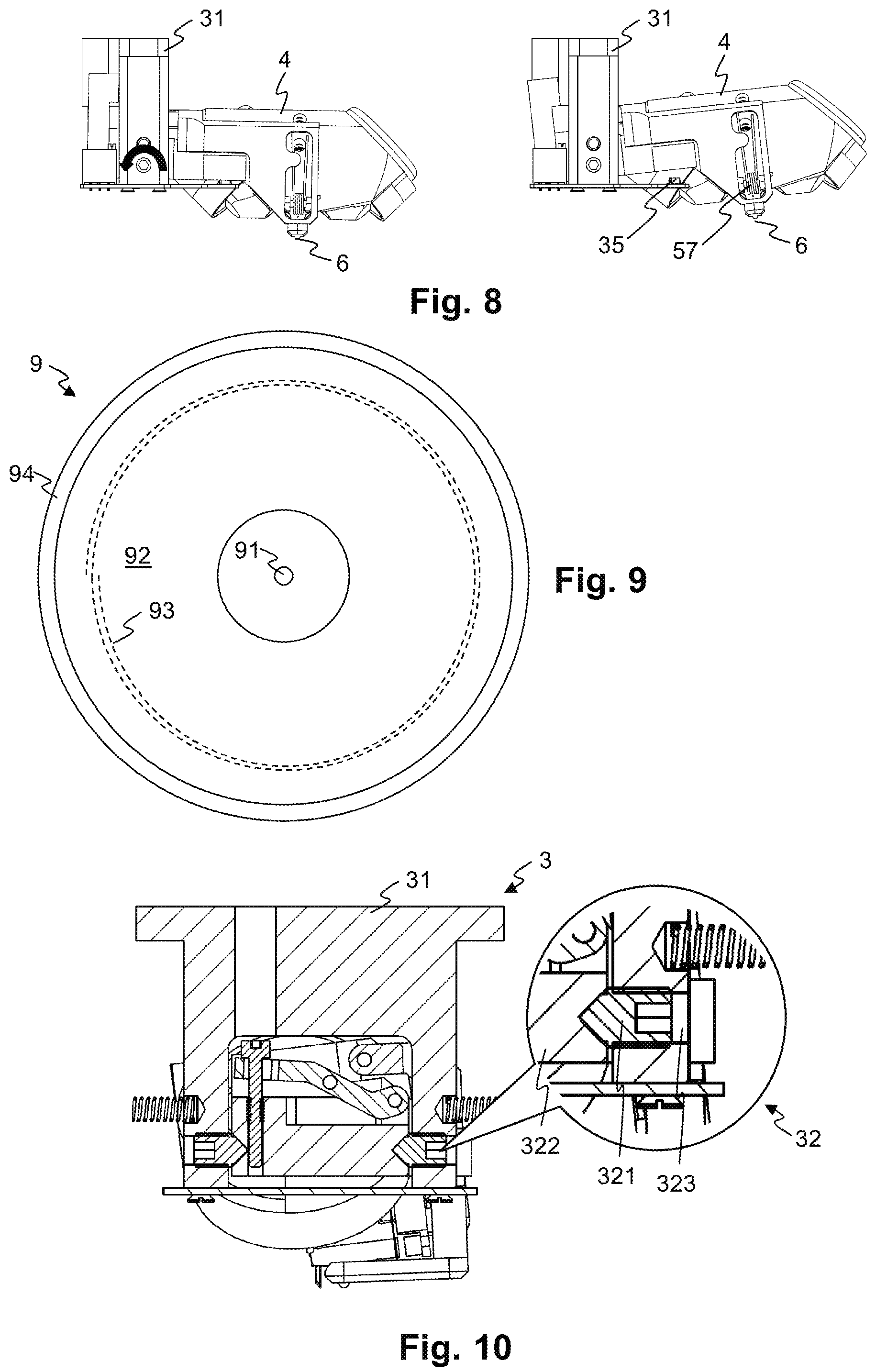 Patent US12106781 Figure 4 – Cutter unit for cutting a phonographic record, cartridge for a cutter unit, blank for a phonographic record and method for reading information from a blank