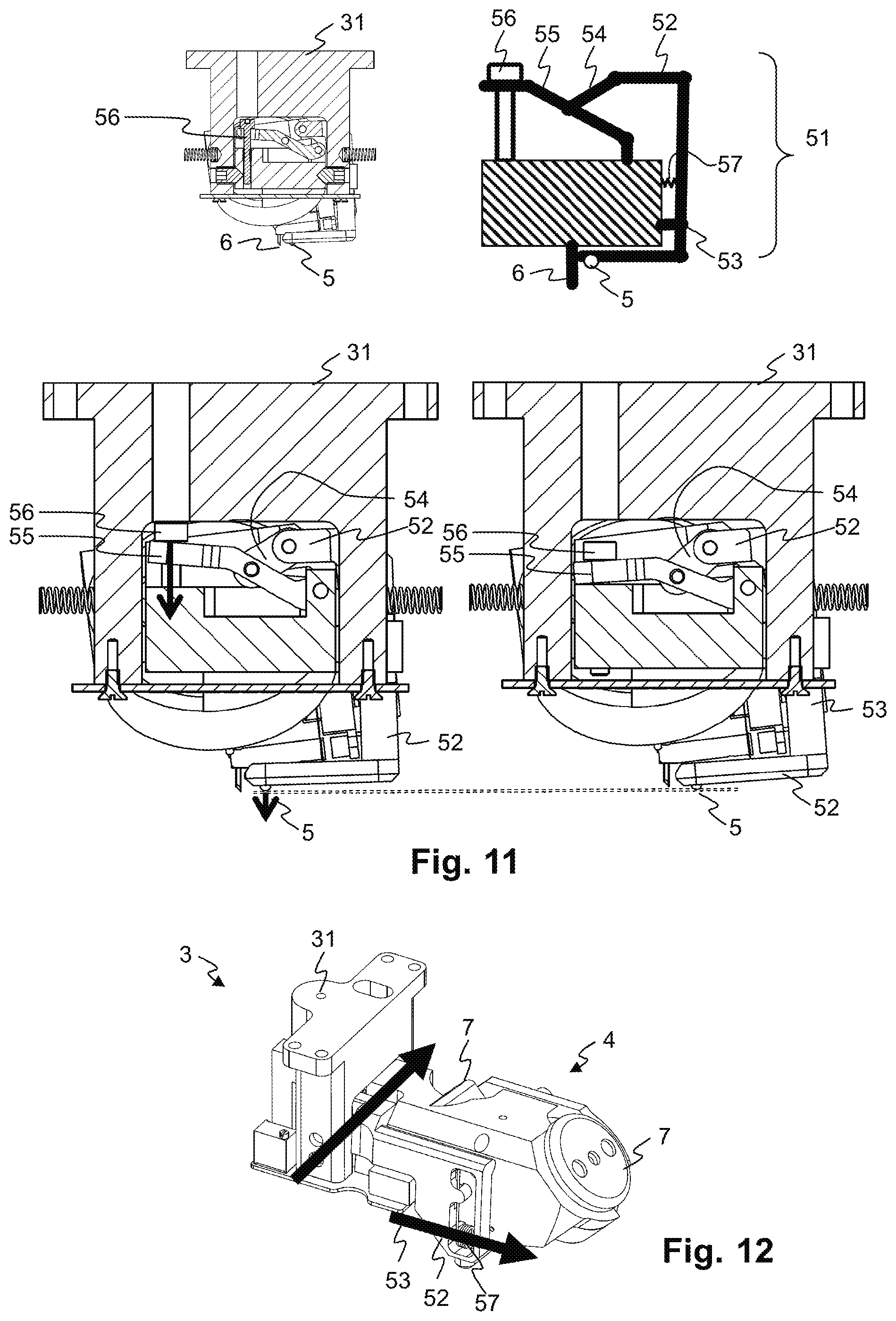 Patent US12106781 Figure 5 – Cutter unit for cutting a phonographic record, cartridge for a cutter unit, blank for a phonographic record and method for reading information from a blank