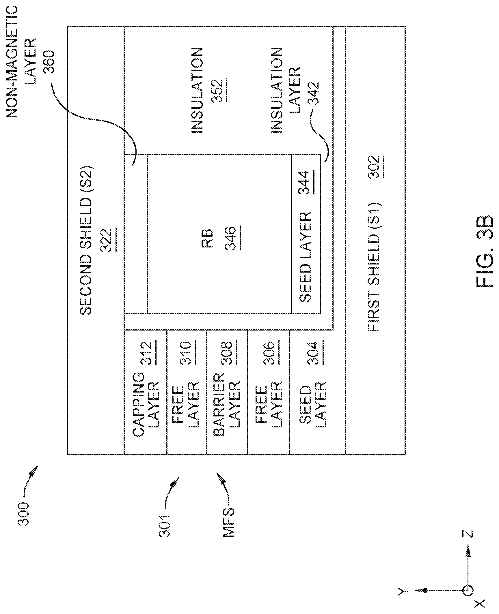 Patent US12106787 Figure 4 – DFL read head with SiOx cap layer on AlOx refill layers