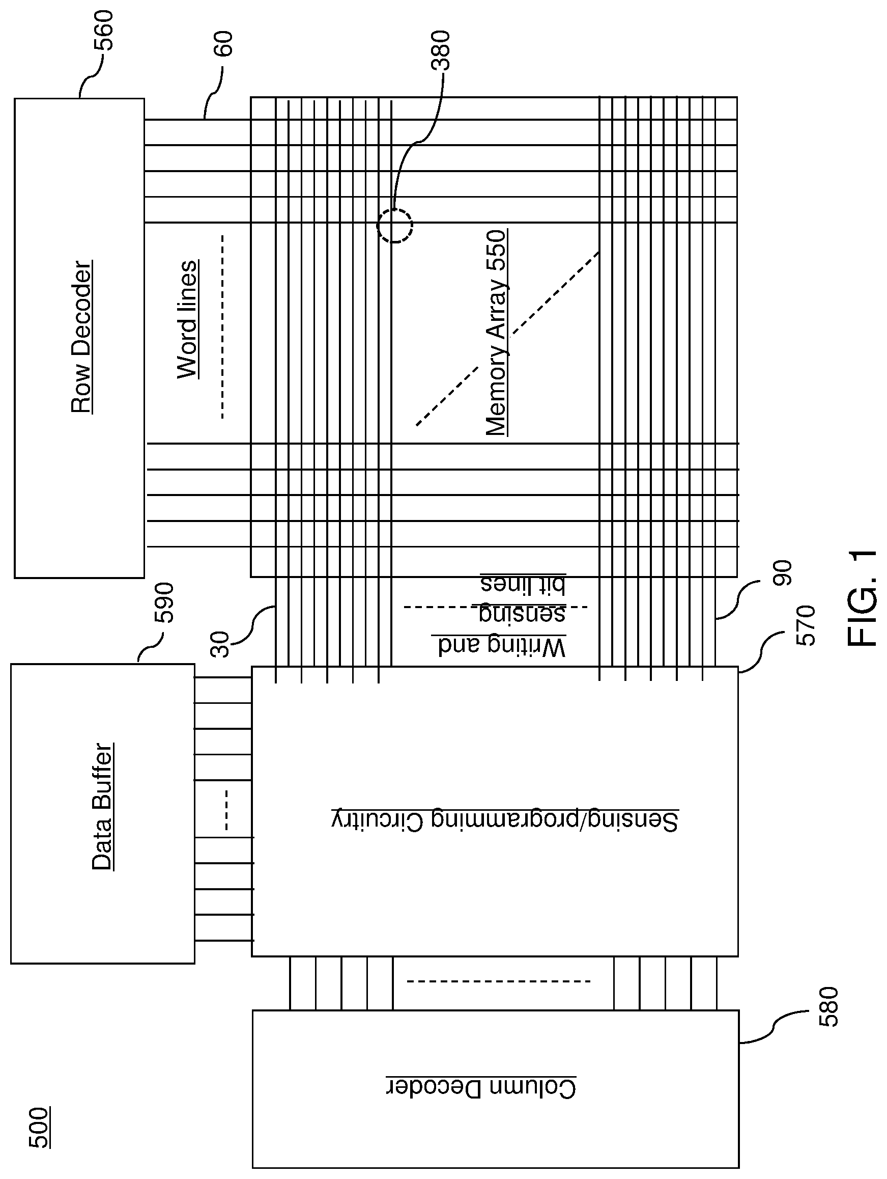 Patent US12106790 Figure 1 – Magnetoresistive memory device and method of operating same using ferroelectric-controlled exchange coupling