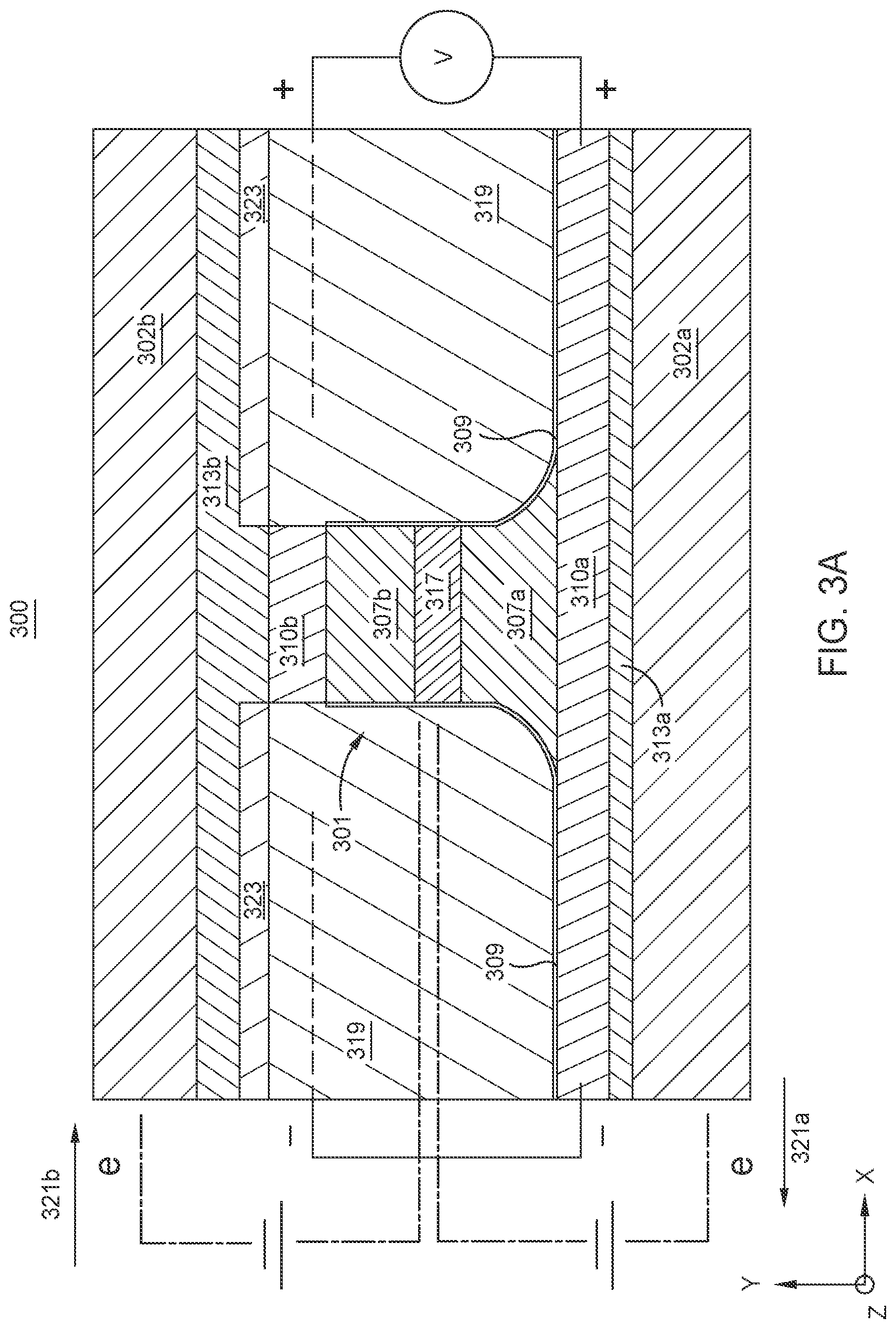 Patent US12106791 Figure 3 – Doped BiSb (012) or undoped BiSb (001) topological insulator with GeNiFe buffer layer and/or interlayer for SOT based sensor, memory, and storage devices