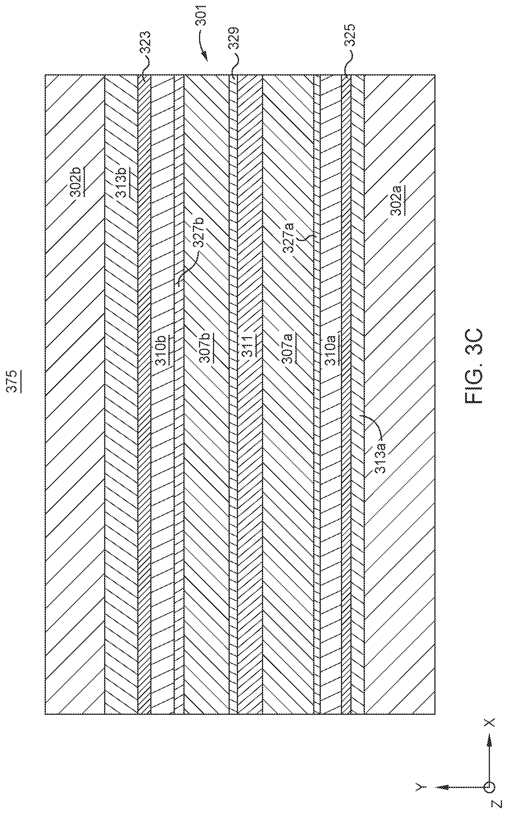 Patent US12106791 Figure 5 – Doped BiSb (012) or undoped BiSb (001) topological insulator with GeNiFe buffer layer and/or interlayer for SOT based sensor, memory, and storage devices