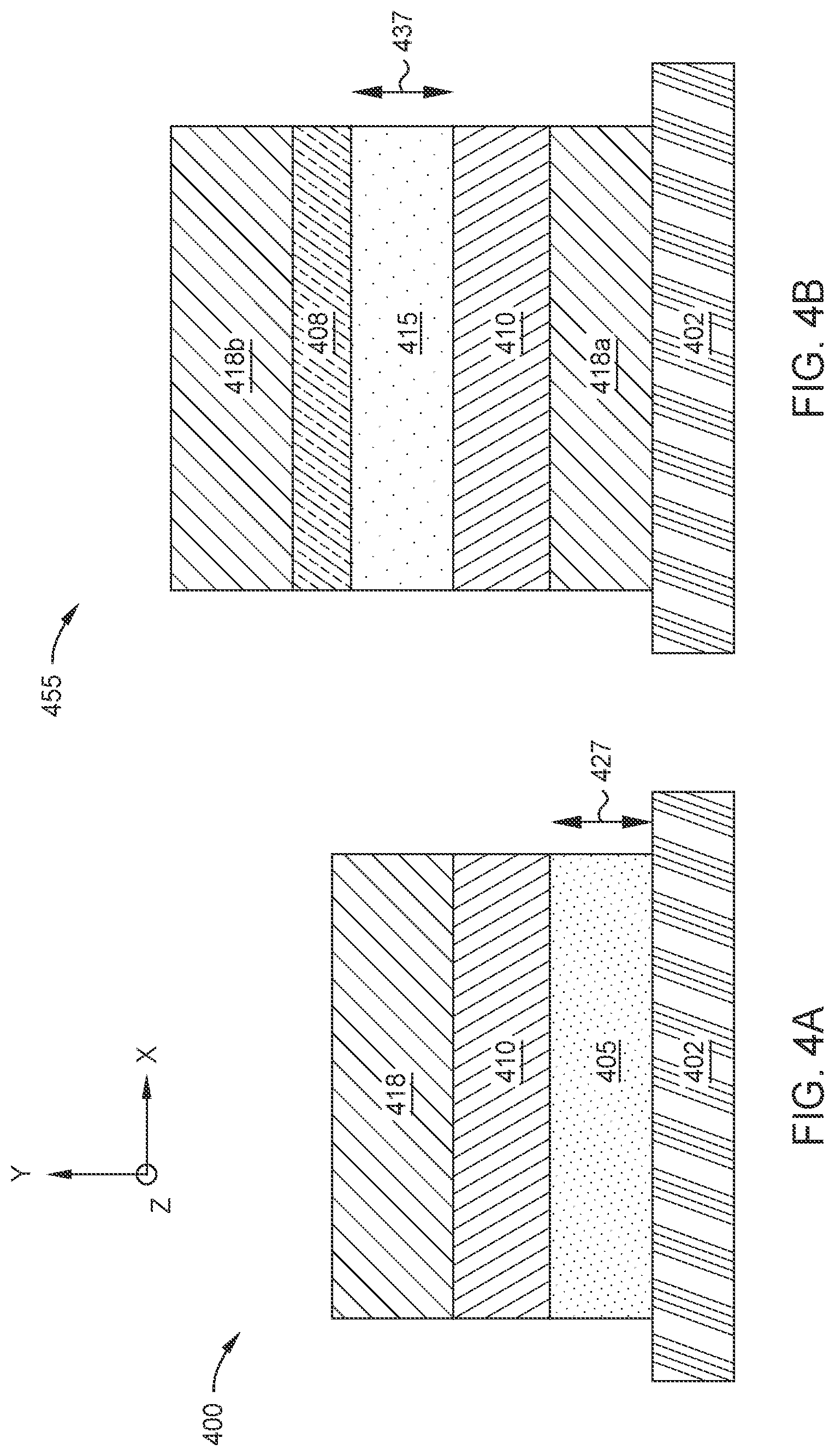 Patent US12106791 Figure 6 – Doped BiSb (012) or undoped BiSb (001) topological insulator with GeNiFe buffer layer and/or interlayer for SOT based sensor, memory, and storage devices