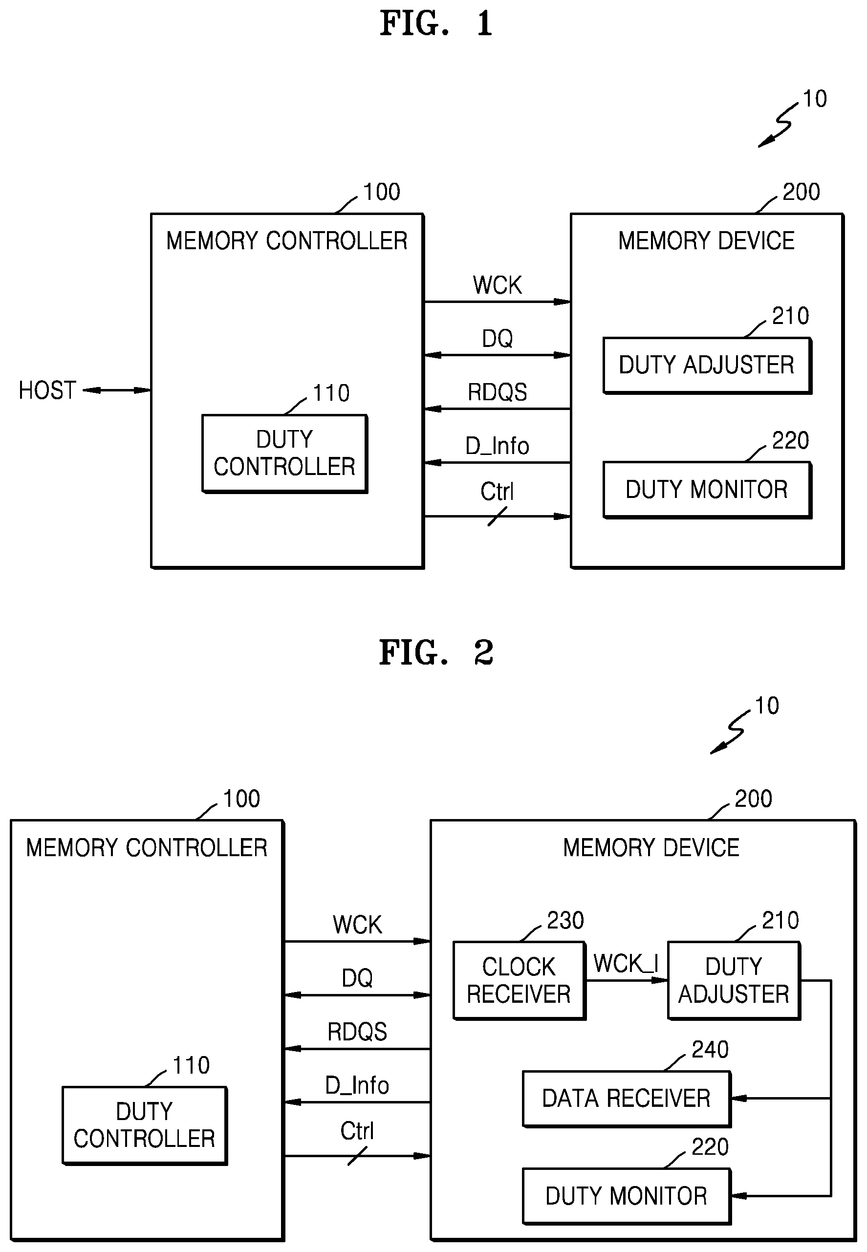 Patent US12106794 Figure 1 – Memory device adjusting duty cycle and memory system having the same