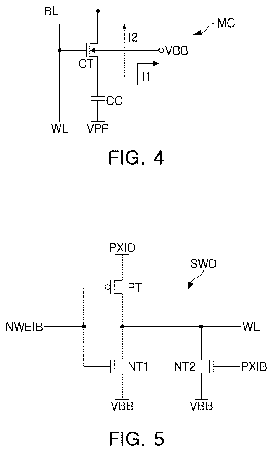 Patent US12106795 Figure 4 – Memory device having sub wordline driver