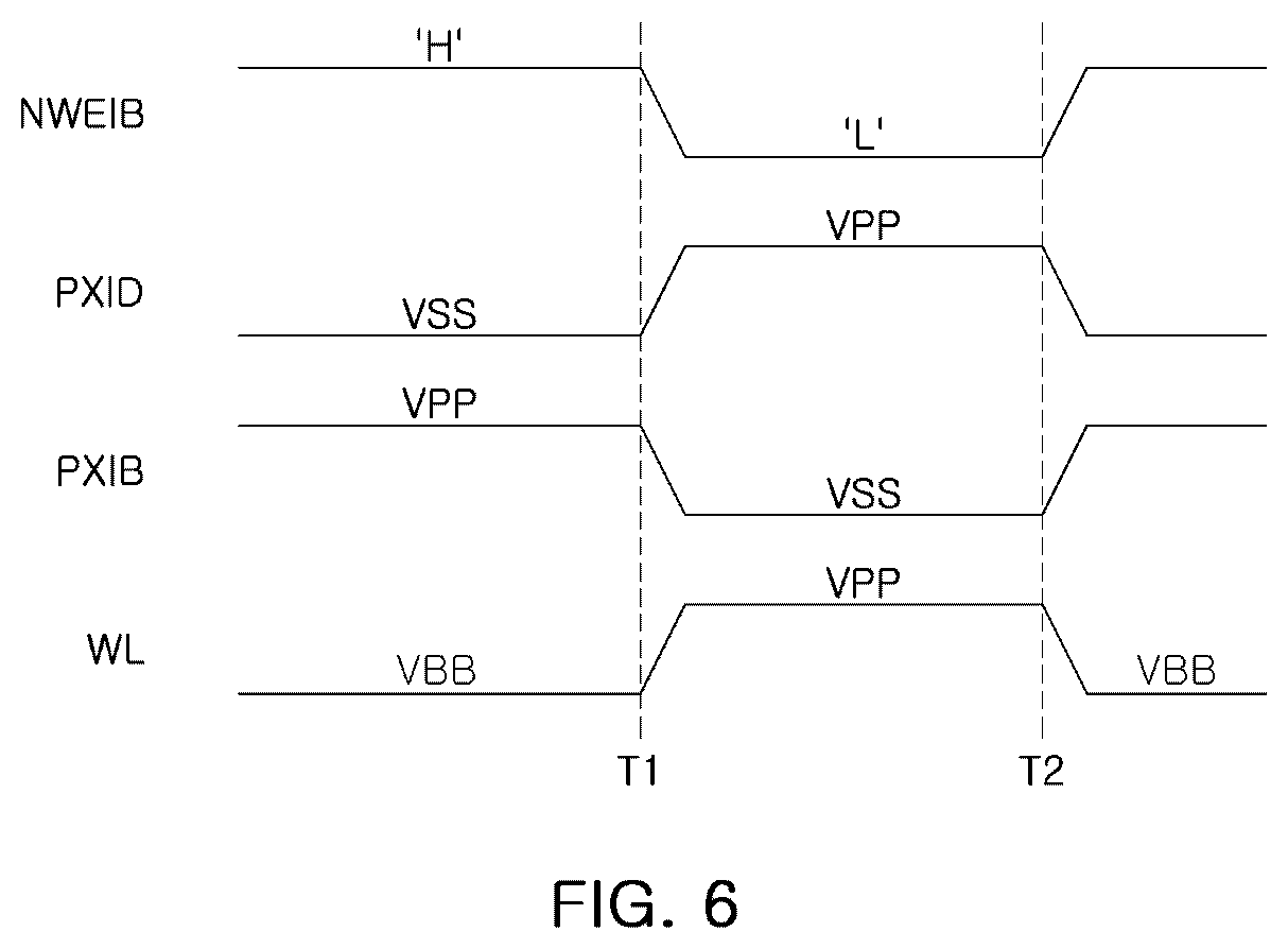 Patent US12106795 Figure 5 – Memory device having sub wordline driver