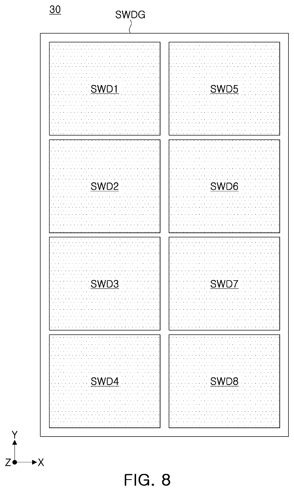 Patent US12106795 Figure 7 – Memory device having sub wordline driver