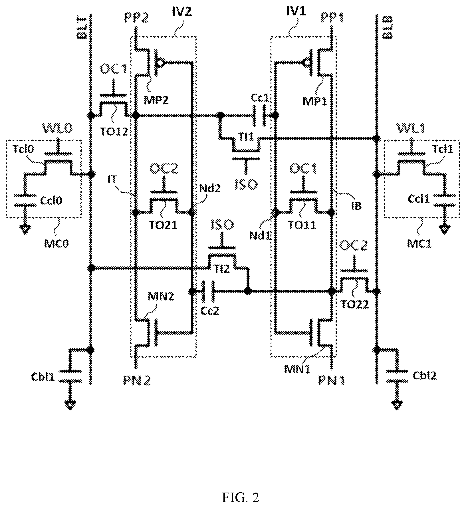 Patent US12106797 Figure 2 – Bit line sense amplifier and semiconductor memory apparatus using the same