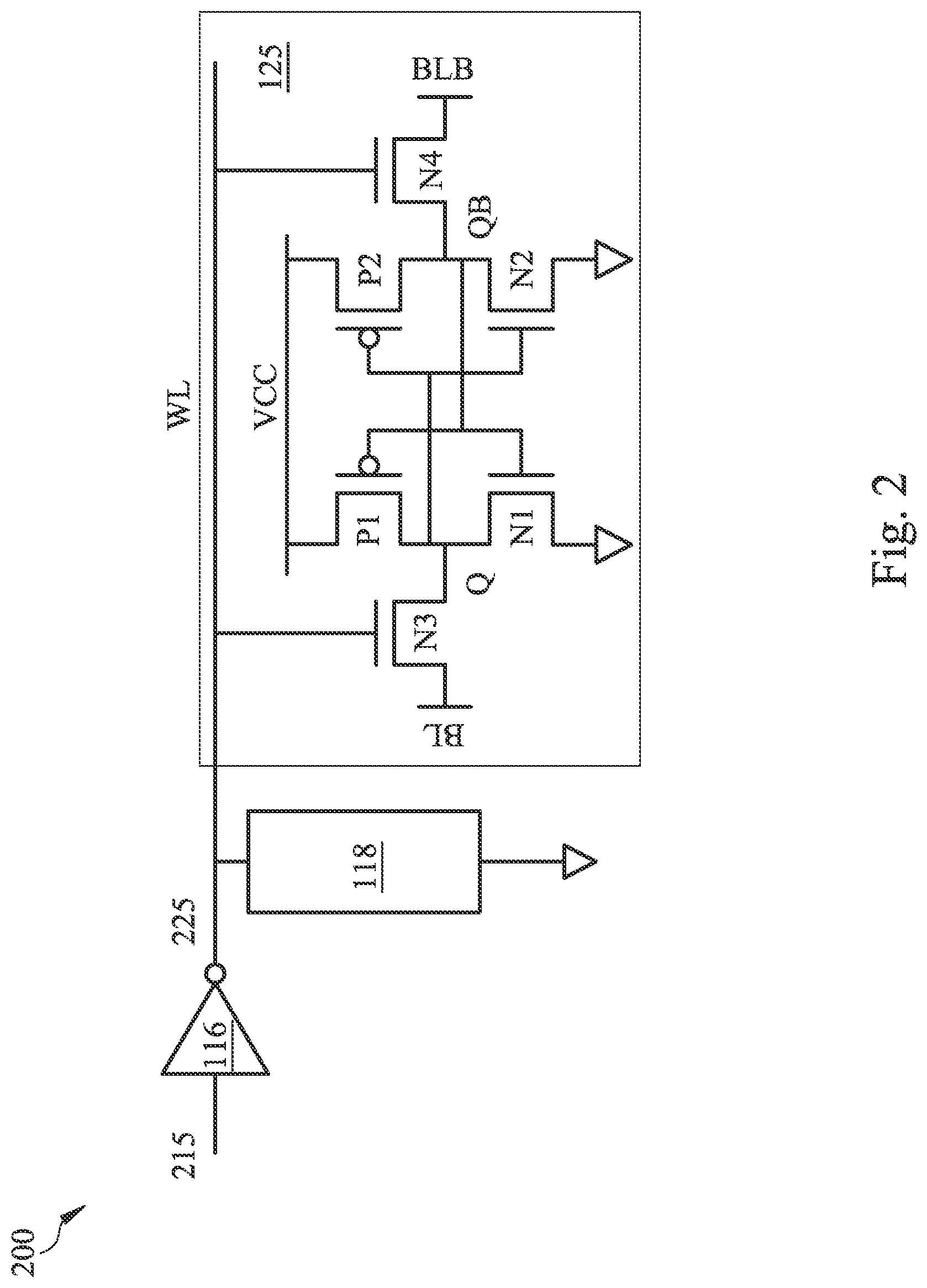 Patent US12106800 Figure 2 – Adaptive word line control circuit