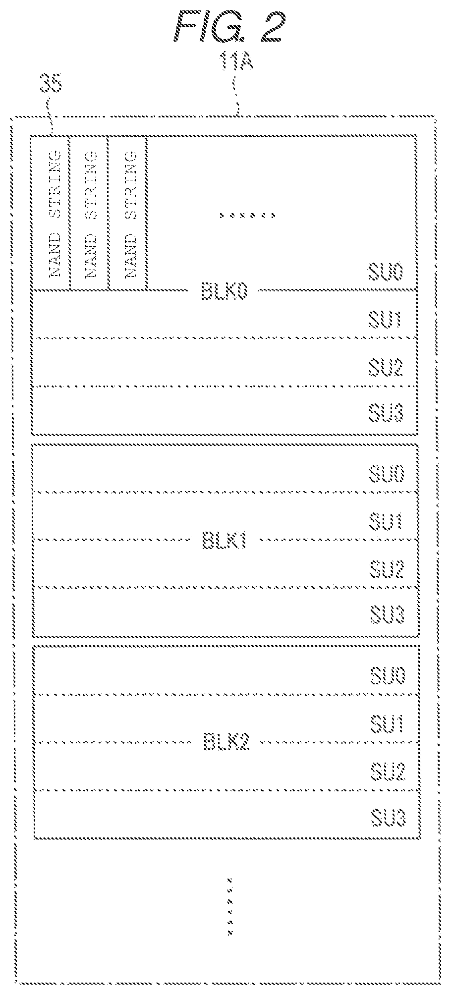 Patent US12106808 Figure 2 – Semiconductor storage device
