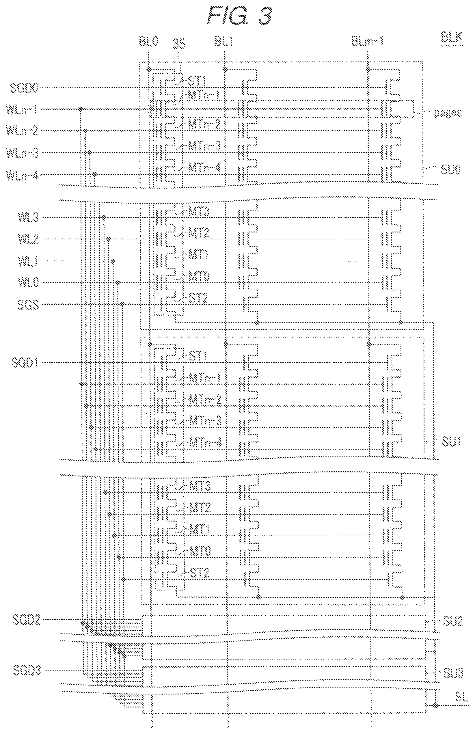 Patent US12106808 Figure 3 – Semiconductor storage device
