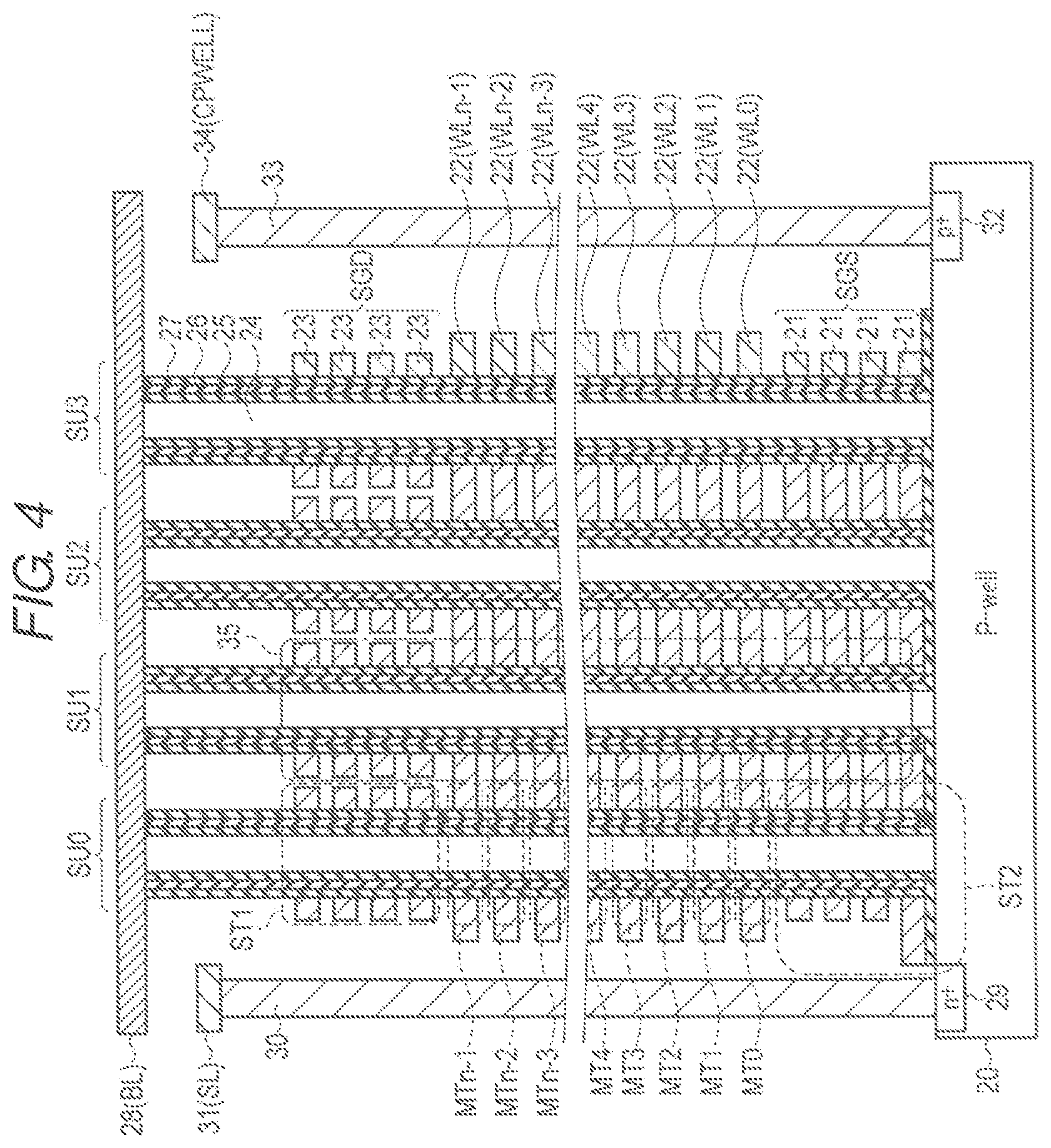 Patent US12106808 Figure 4 – Semiconductor storage device
