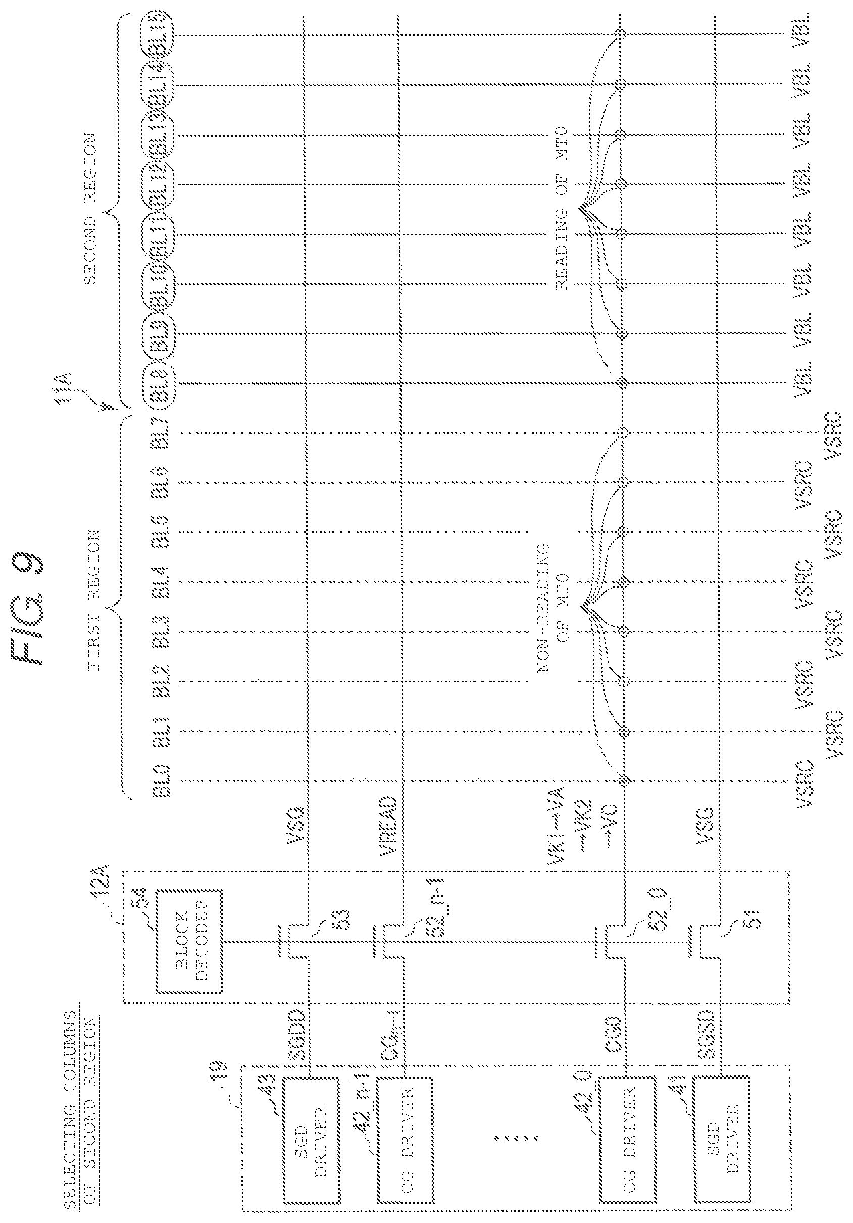 Patent US12106808 Figure 9 – Semiconductor storage device