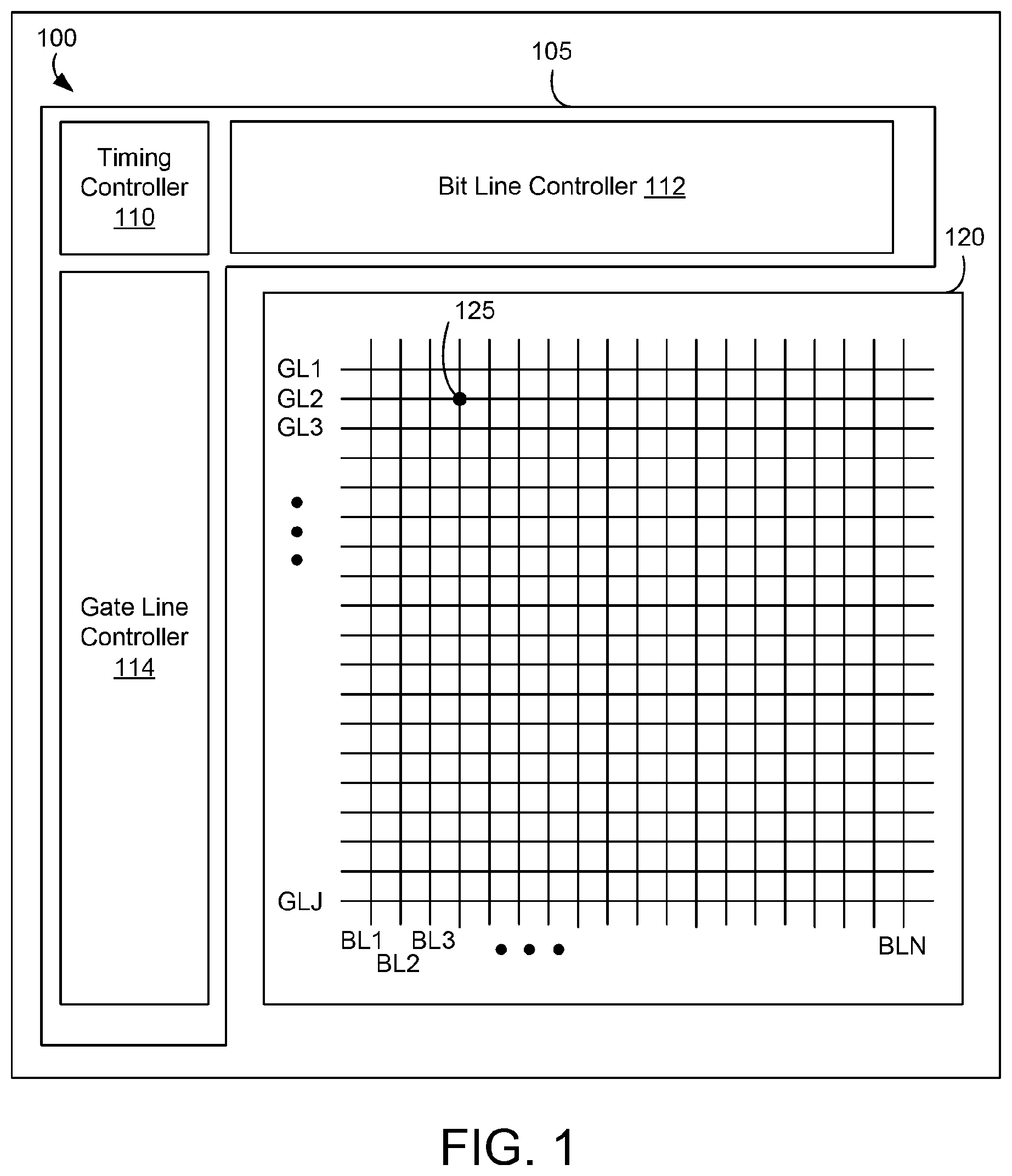 Patent US12106809 Figure 1 – System and method for reliable sensing of memory cells
